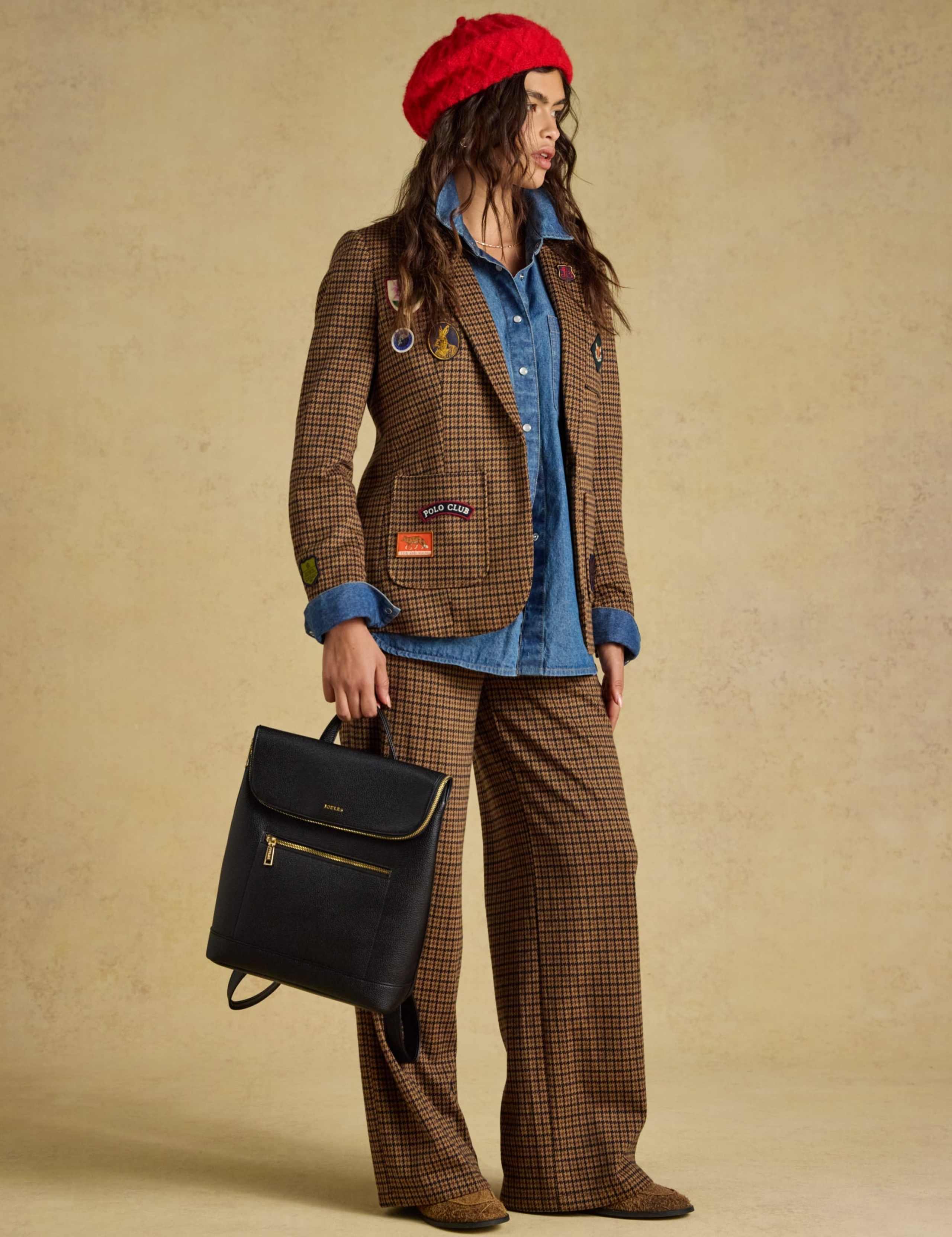 Faux Leather Backpack 3 of 9
