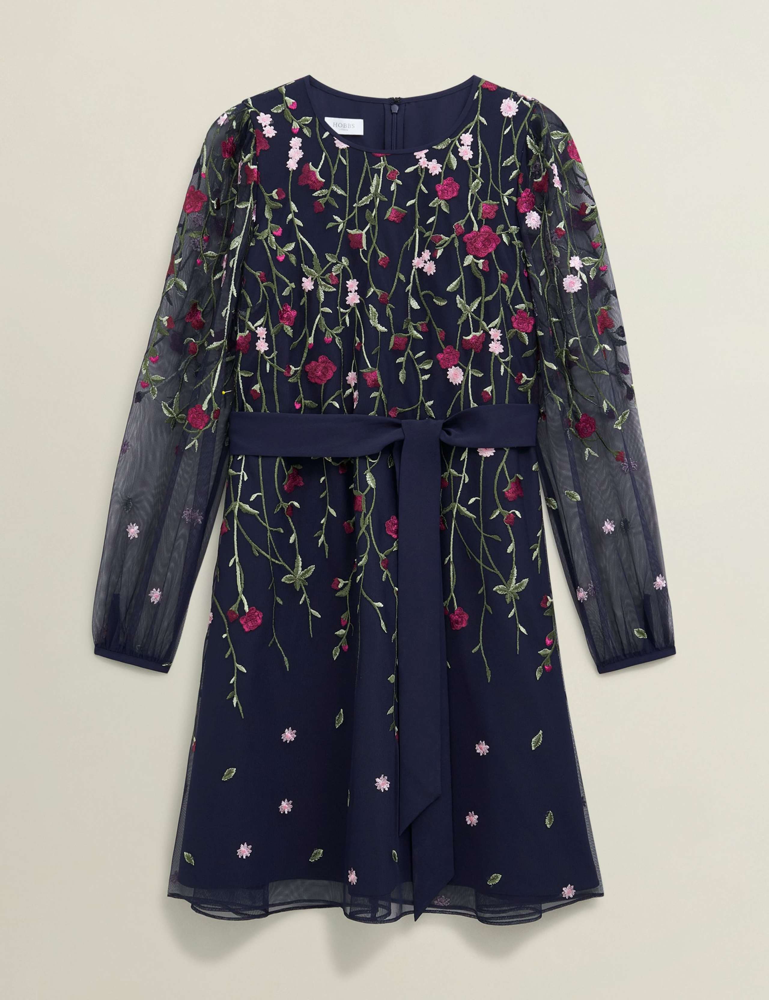 Floral Knee Length Skater Dress 2 of 6