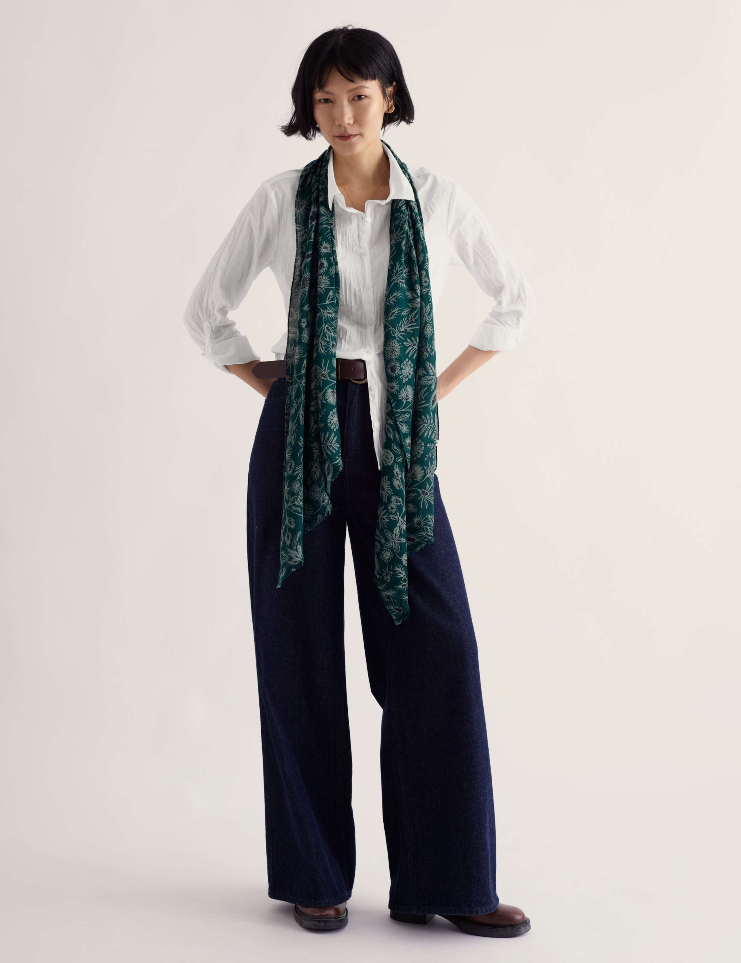 Cotton Collared Straight Fit Shirt 5 of 6