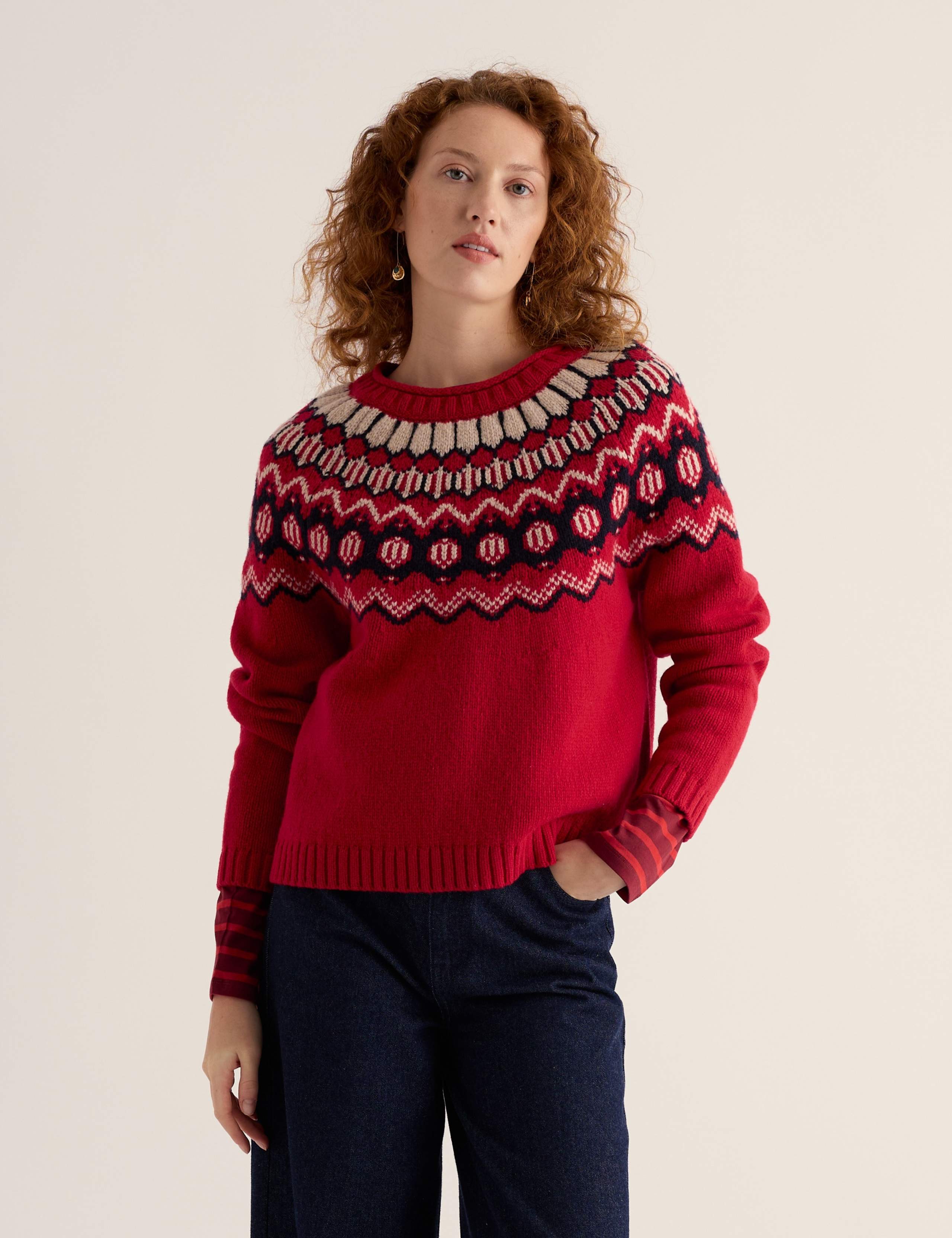 Wool Rich Fair Isle Jumper 6 of 7