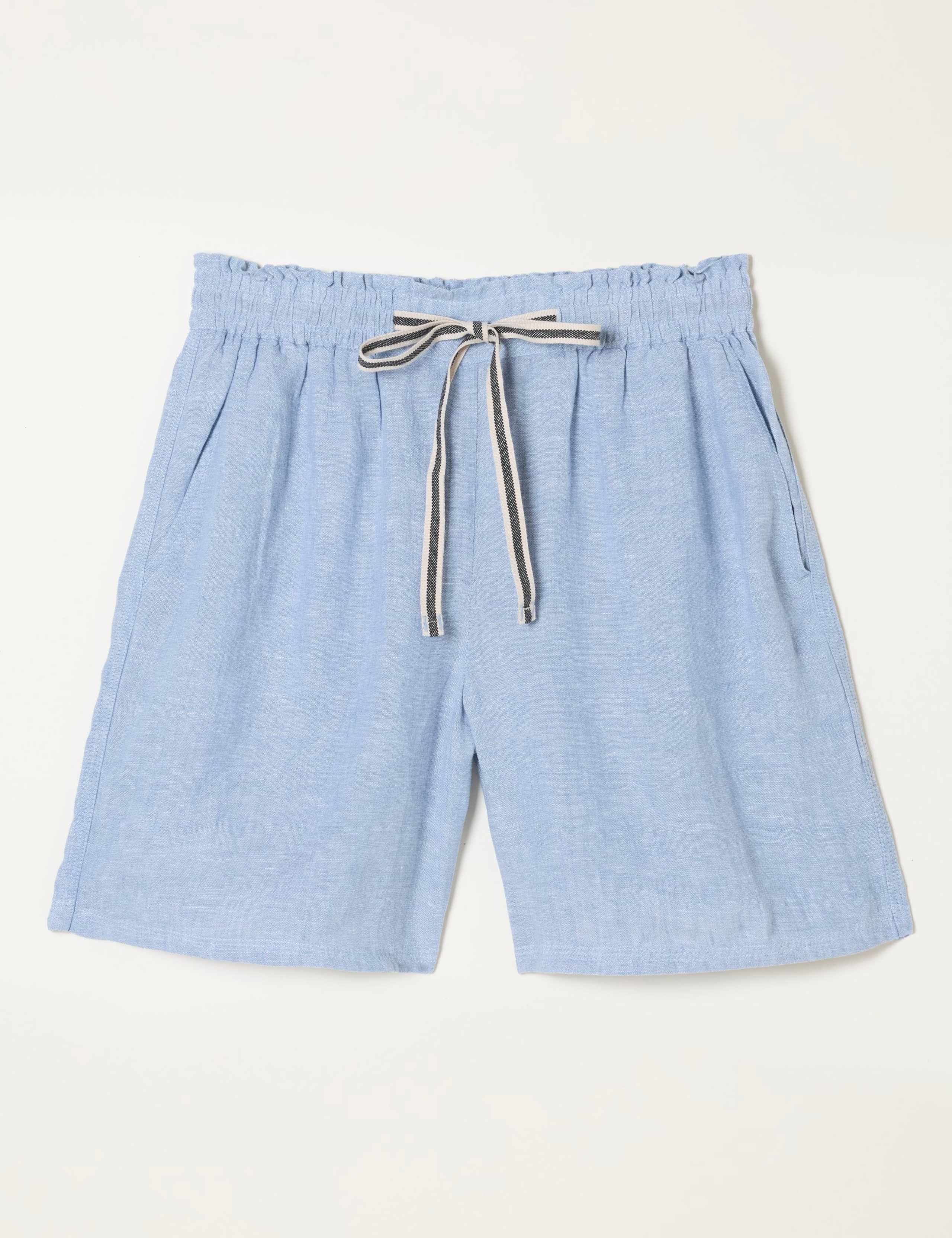 Pure Linen High Waisted Shorts 2 of 7