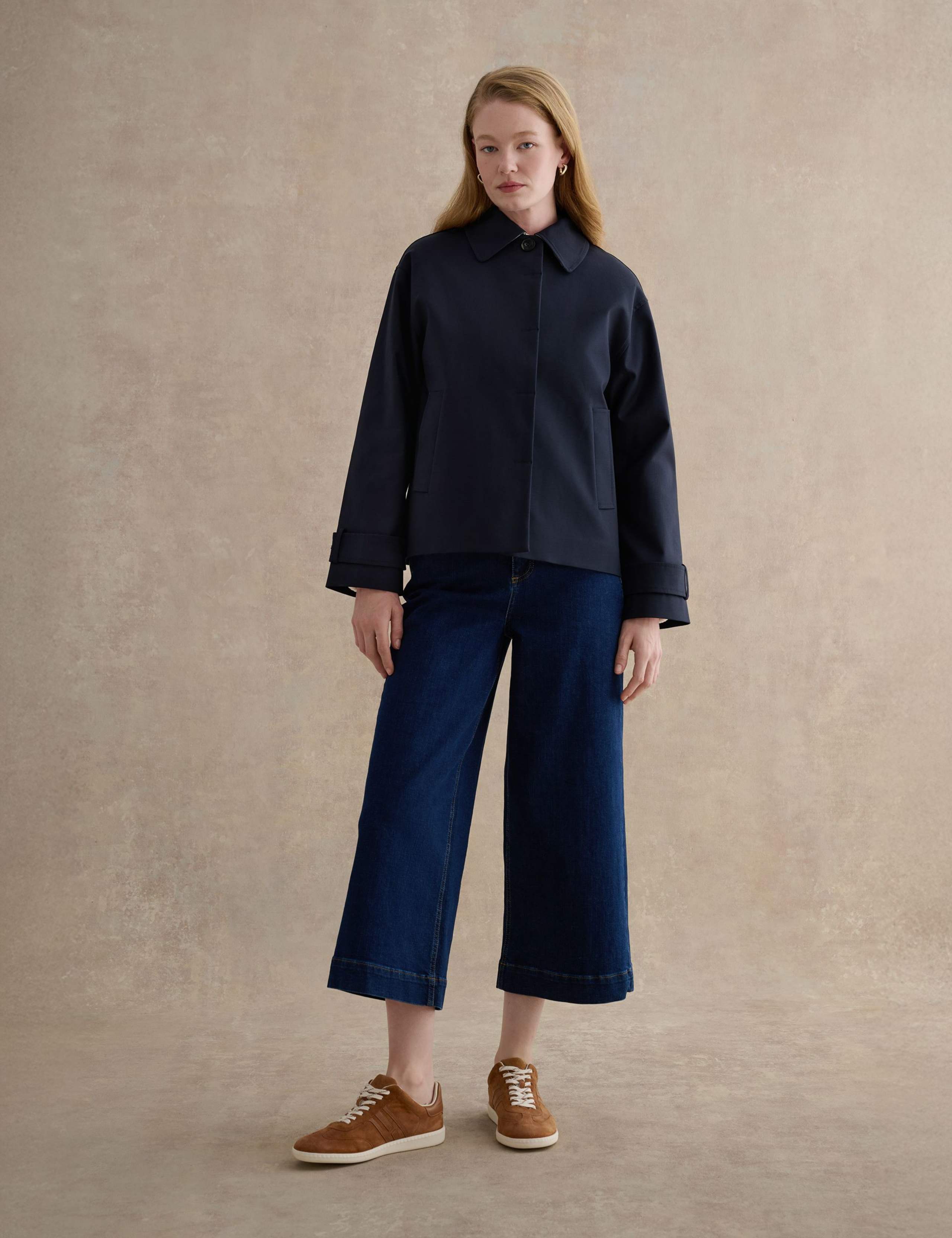 Cotton Rich Collared Trench Coat 3 of 6