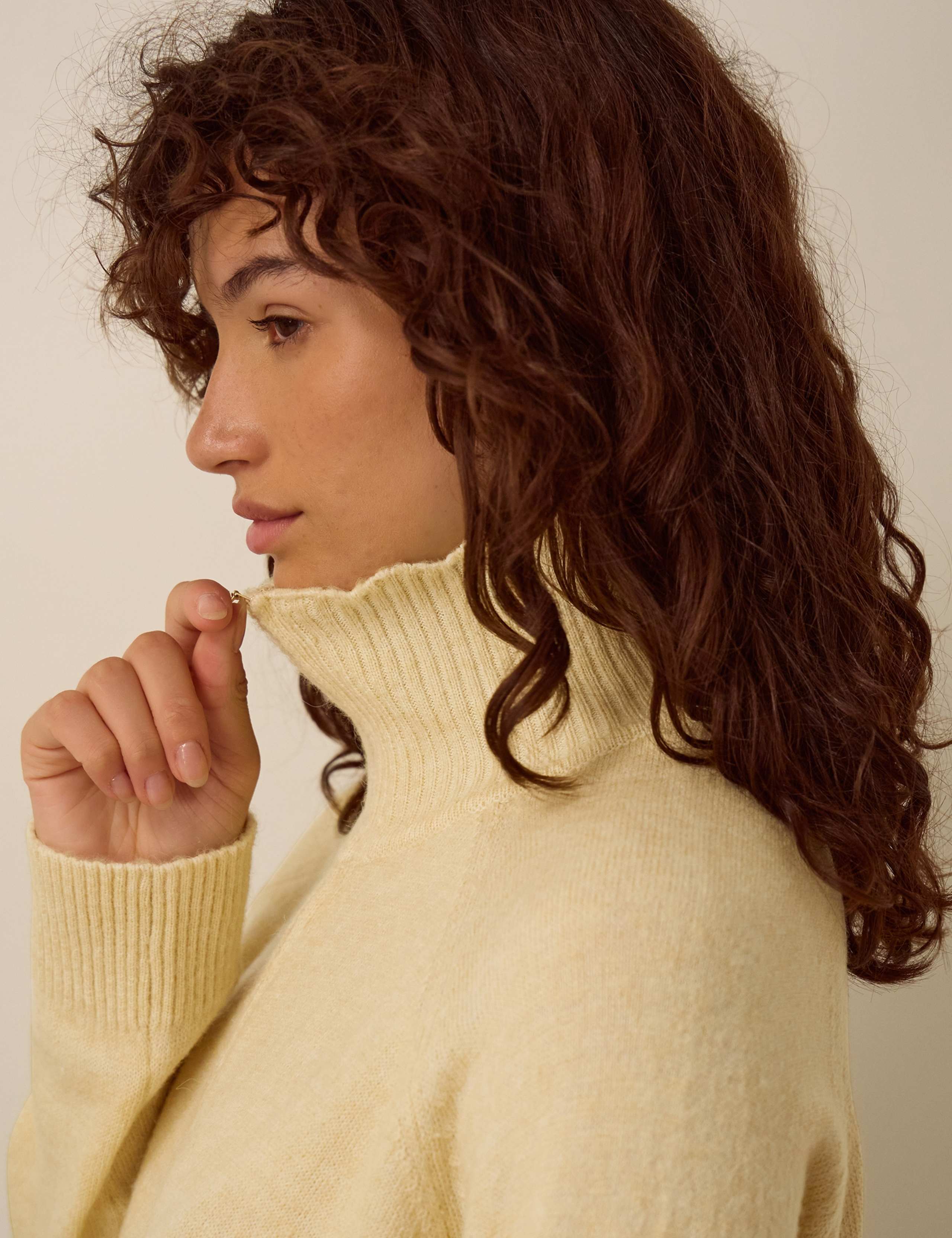 Funnel Neck Zip Cardigan 4 of 4