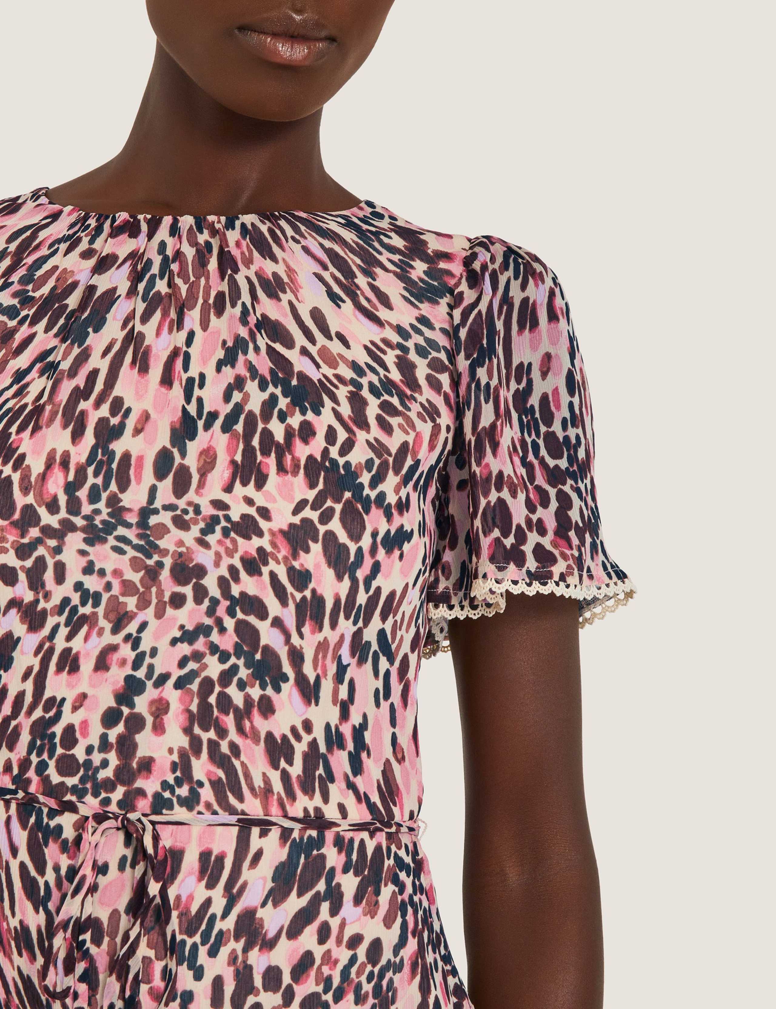 Sisi Animal Print Tiered Maxi Dress 2 of 3