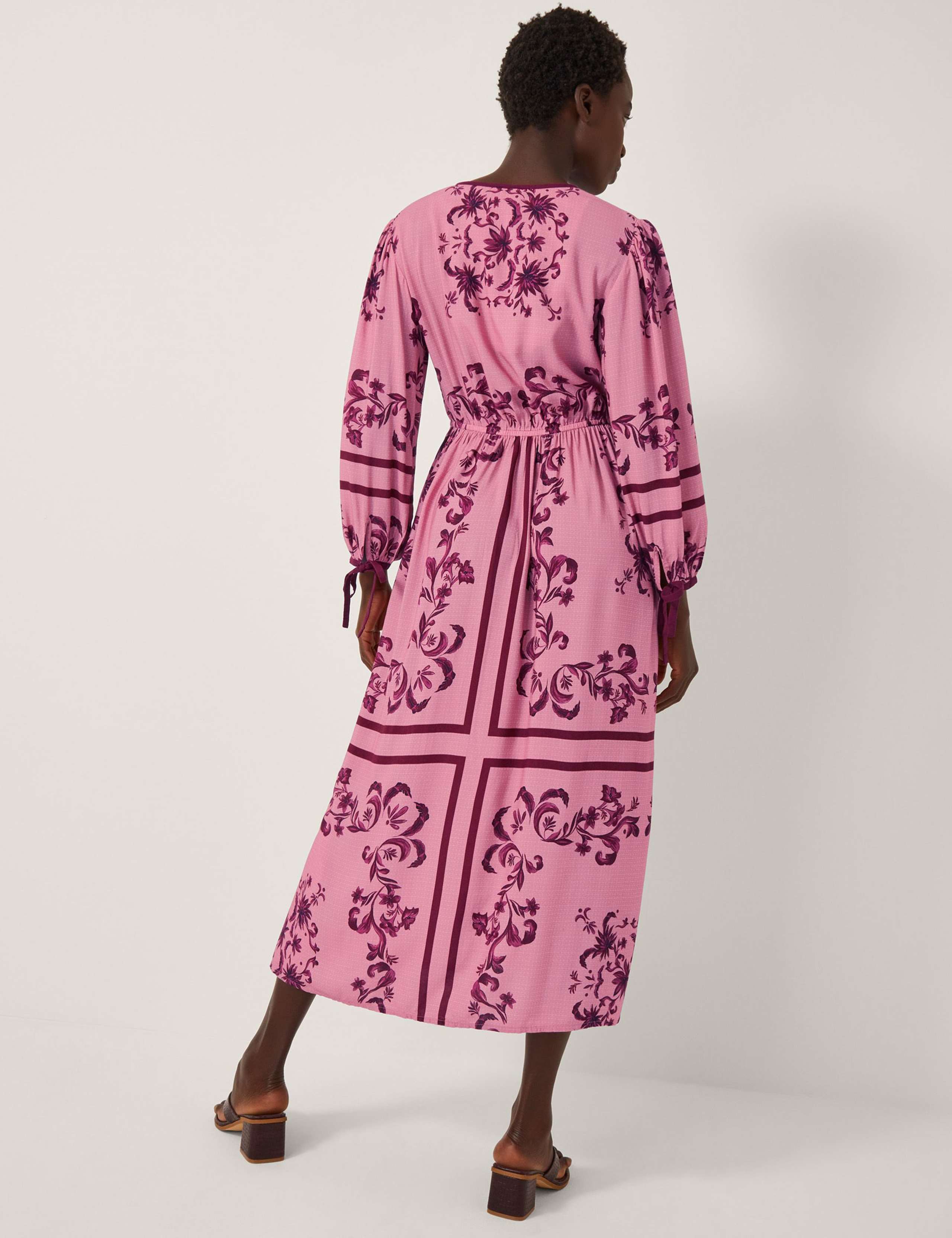 Matilde Floral Midi Waisted Dress 2 of 4