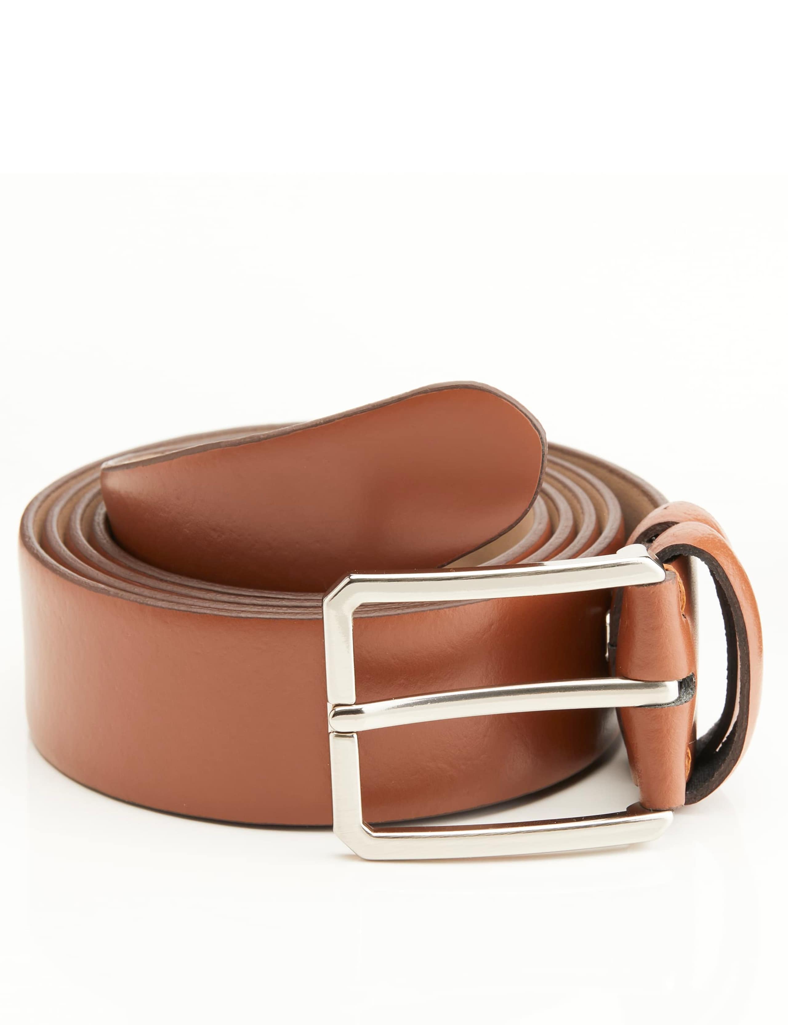 Leather Rectangular Buckle Belt 2 of 5
