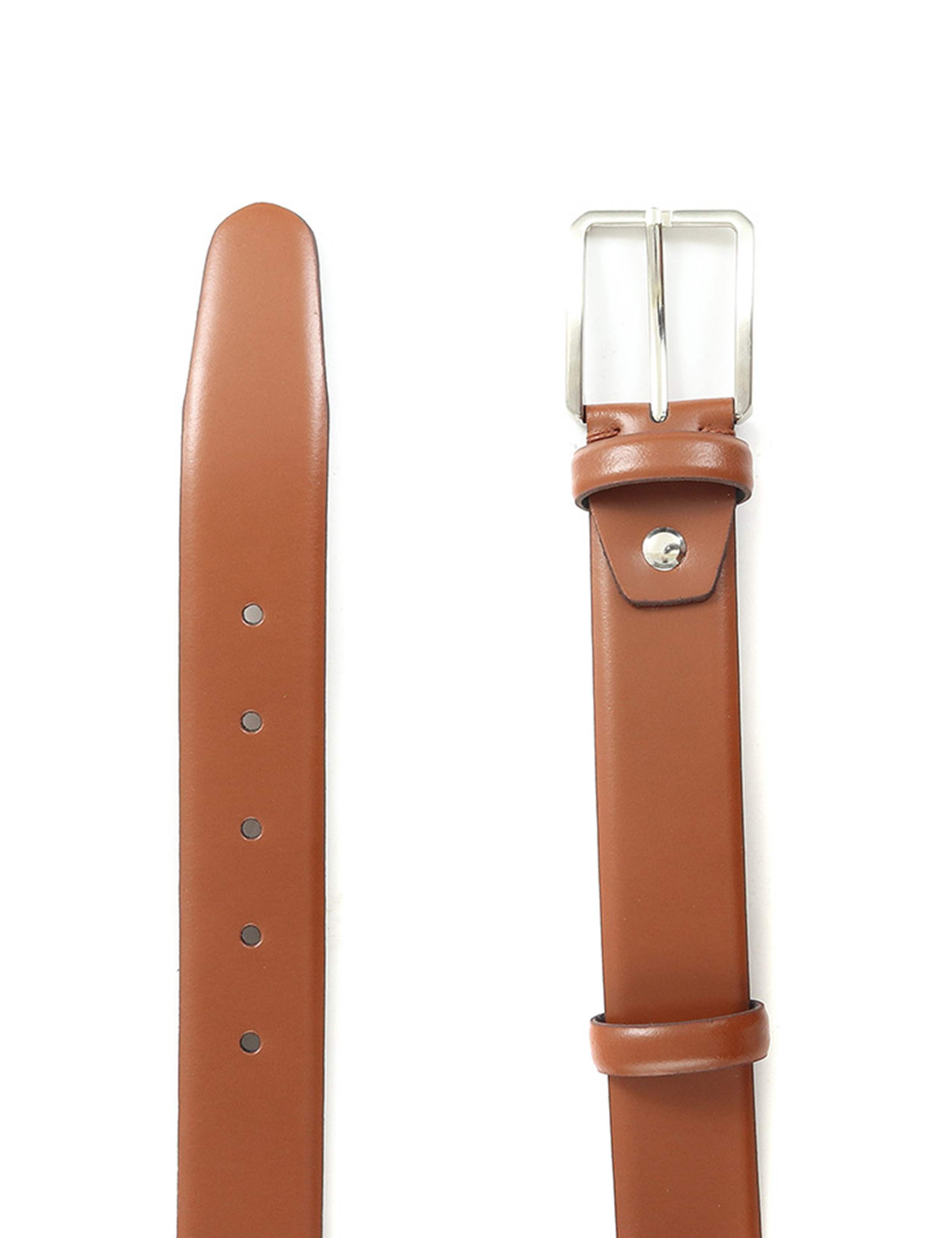 Leather Rectangular Buckle Belt 4 of 5