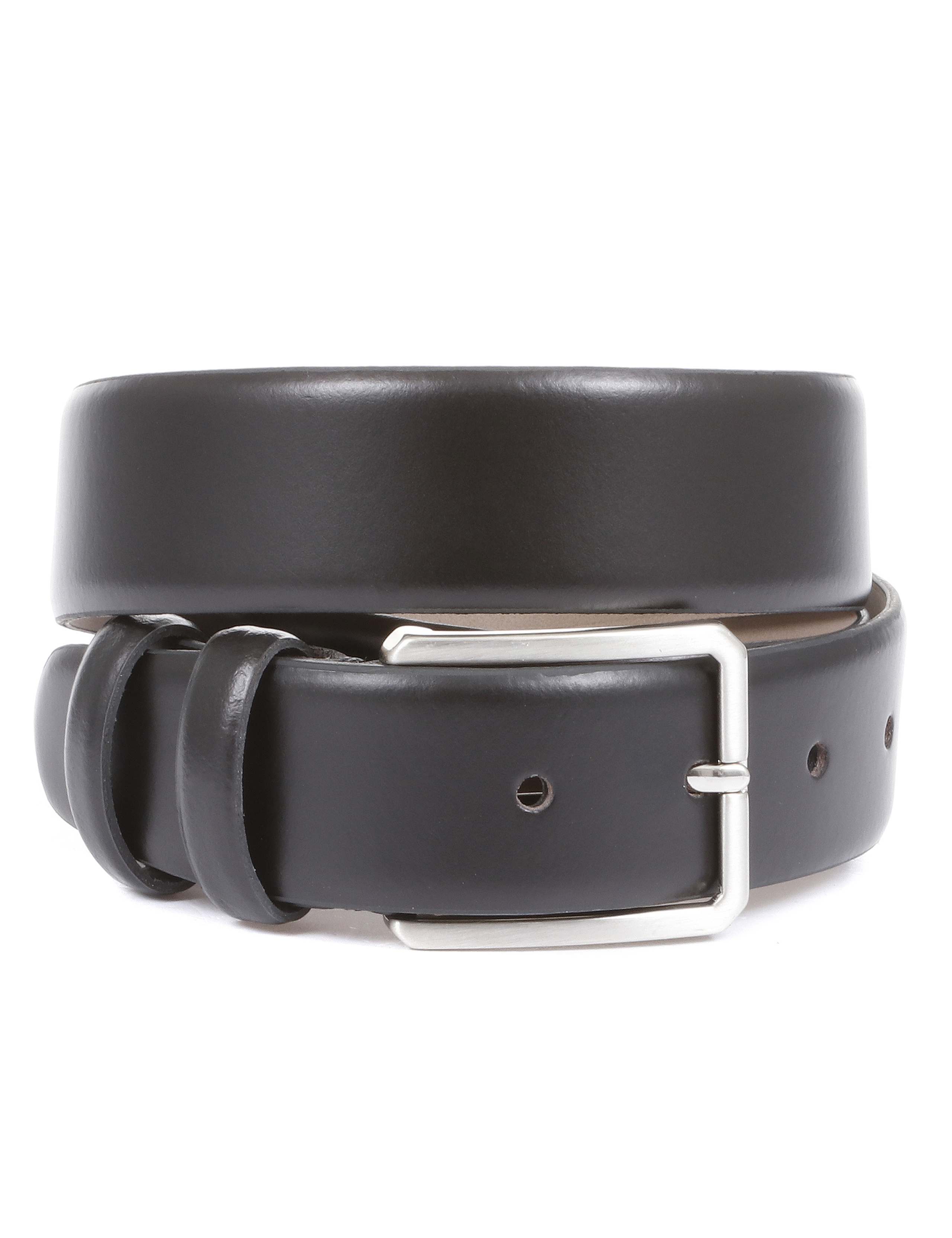 Leather Rectangular Buckle Belt 2 of 4