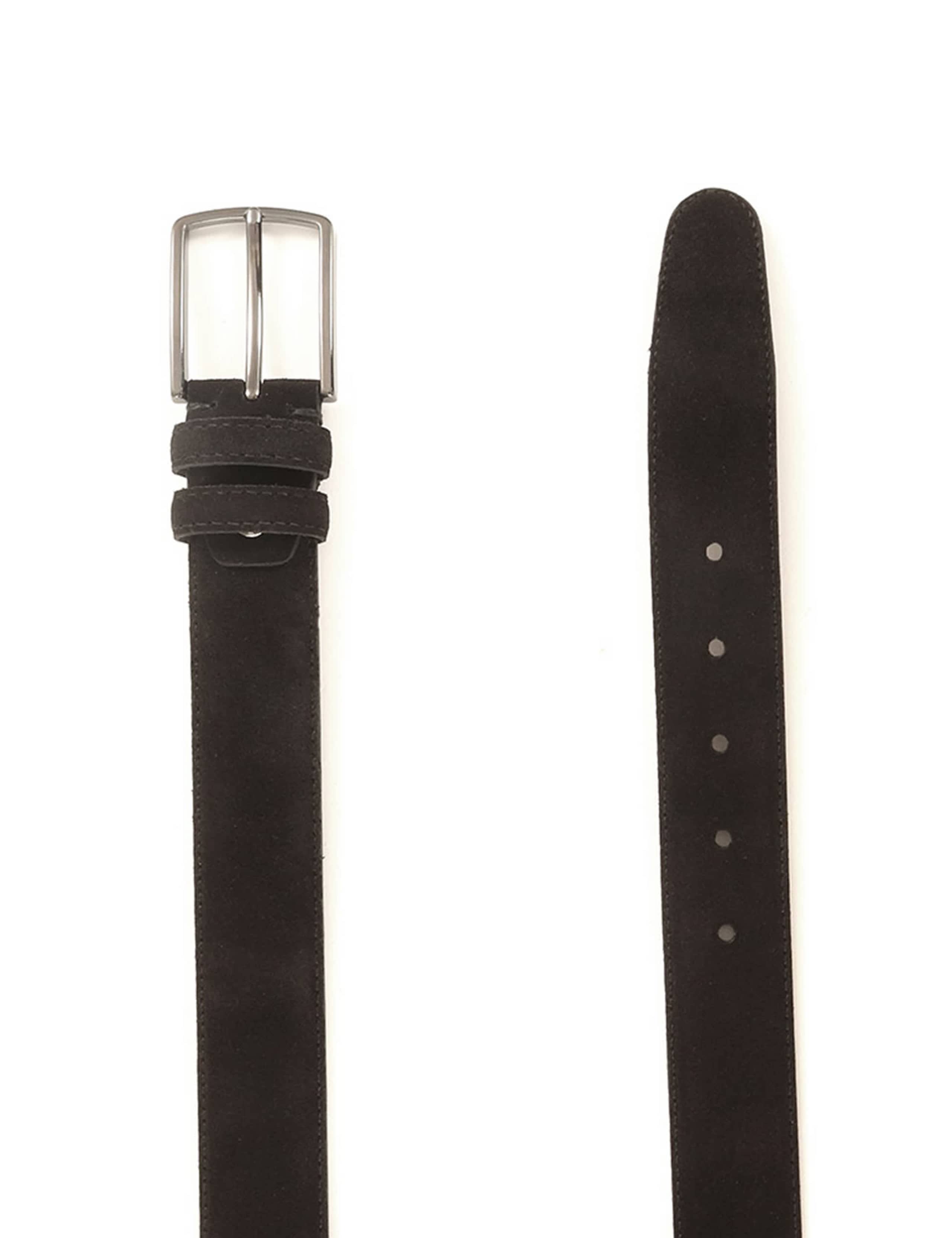 Suede Rectangular Buckle Belt 4 of 5