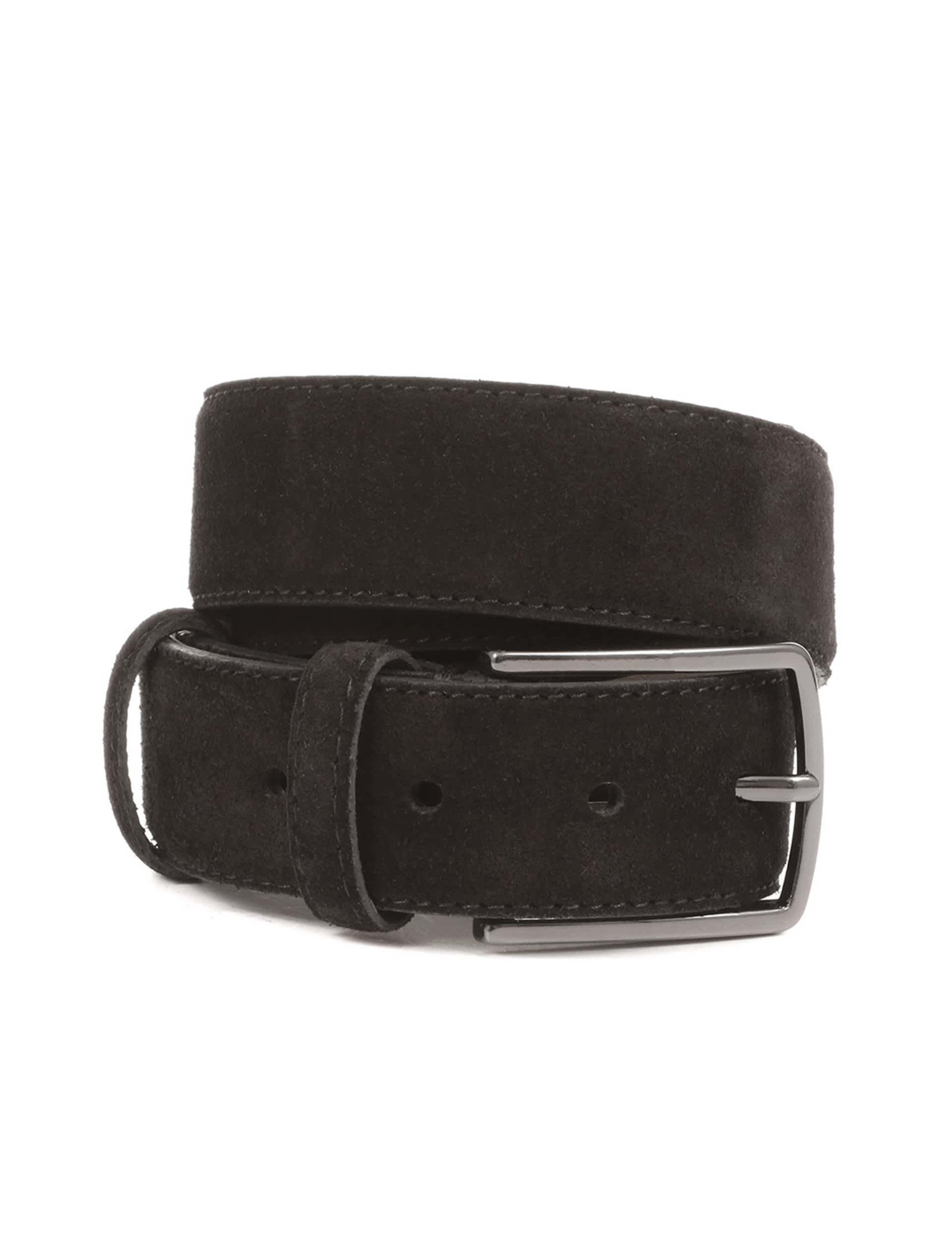 Suede Rectangular Buckle Belt 5 of 5
