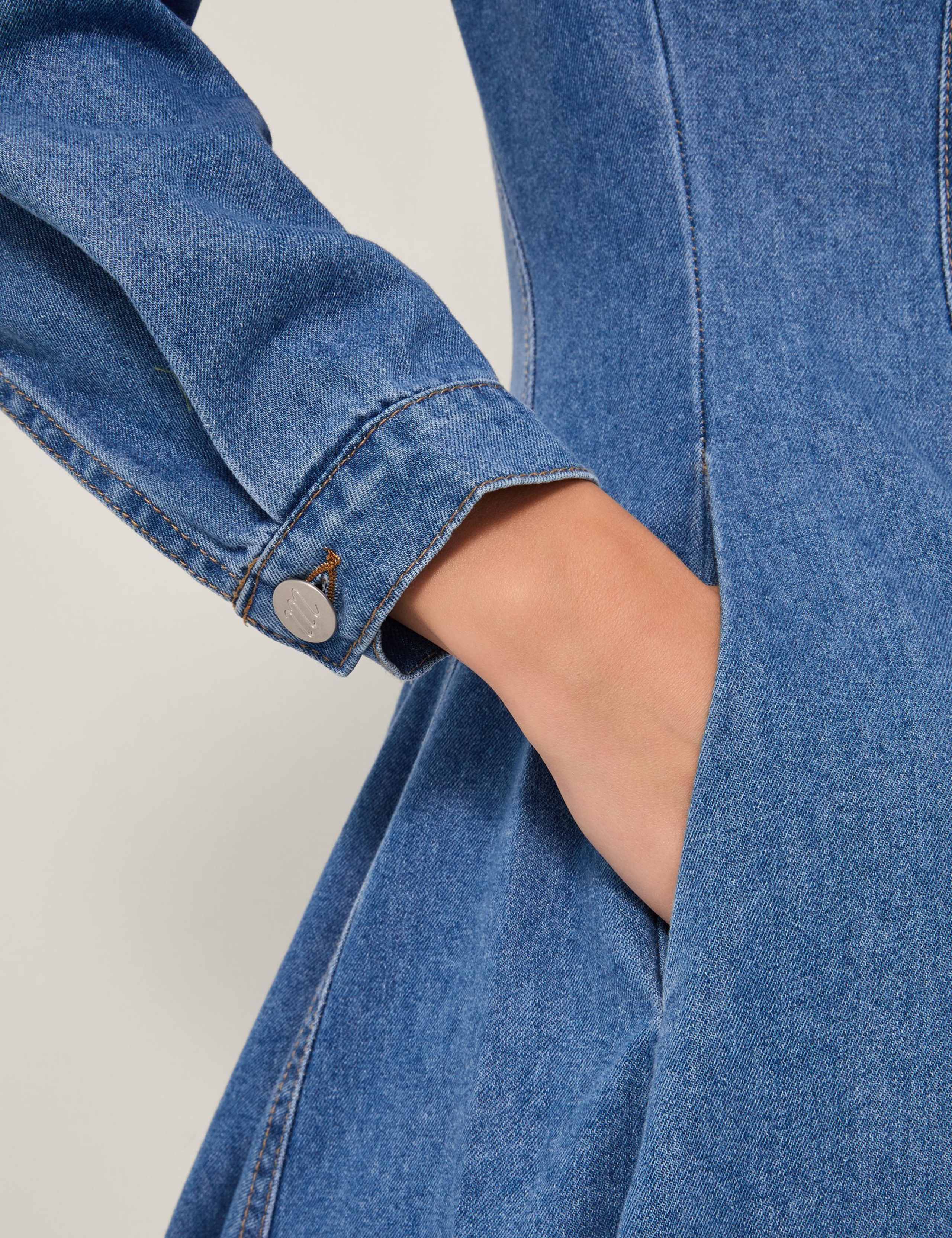 Isadora Denim Midi Dress 3 of 5
