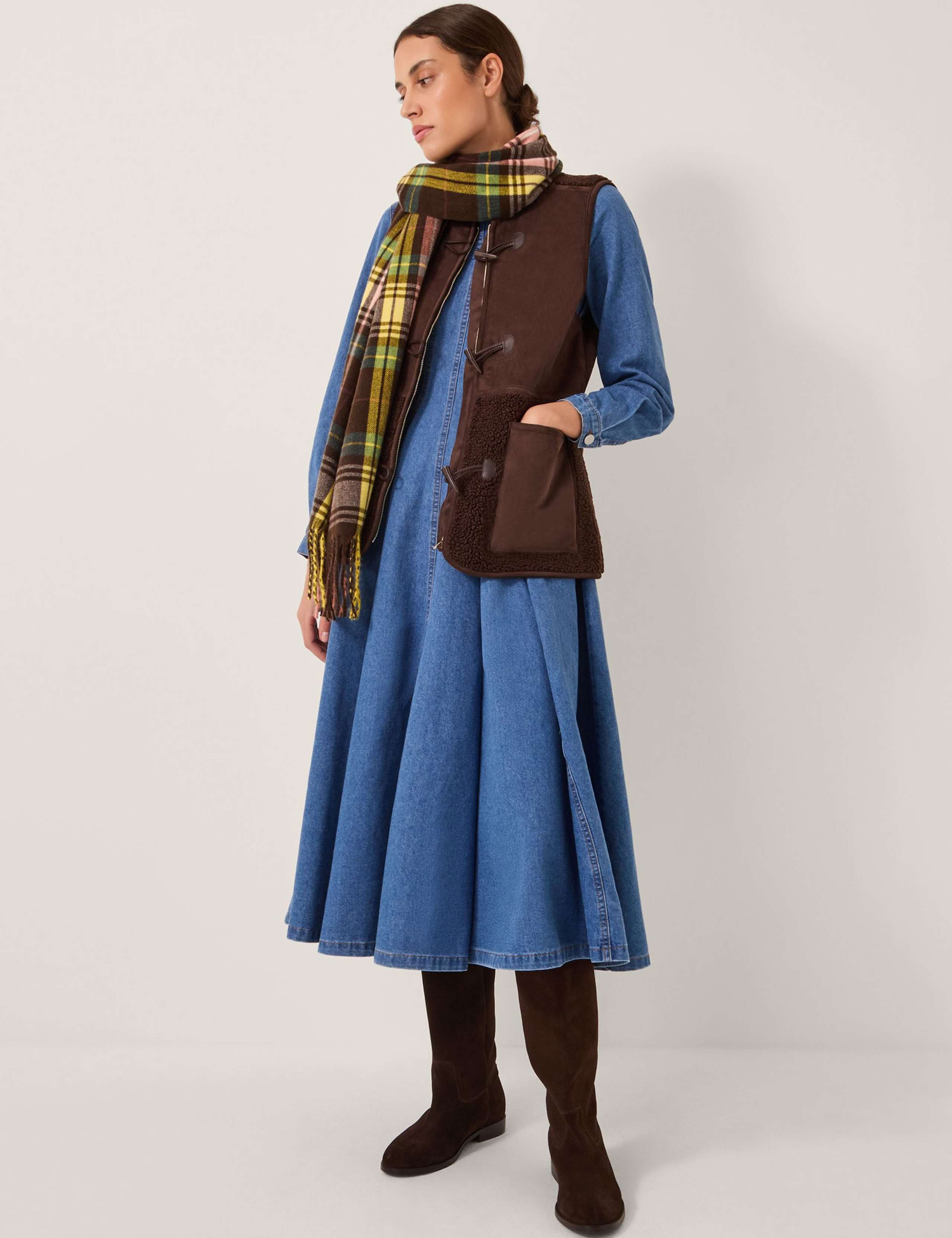 Isadora Denim Midi Dress 5 of 5