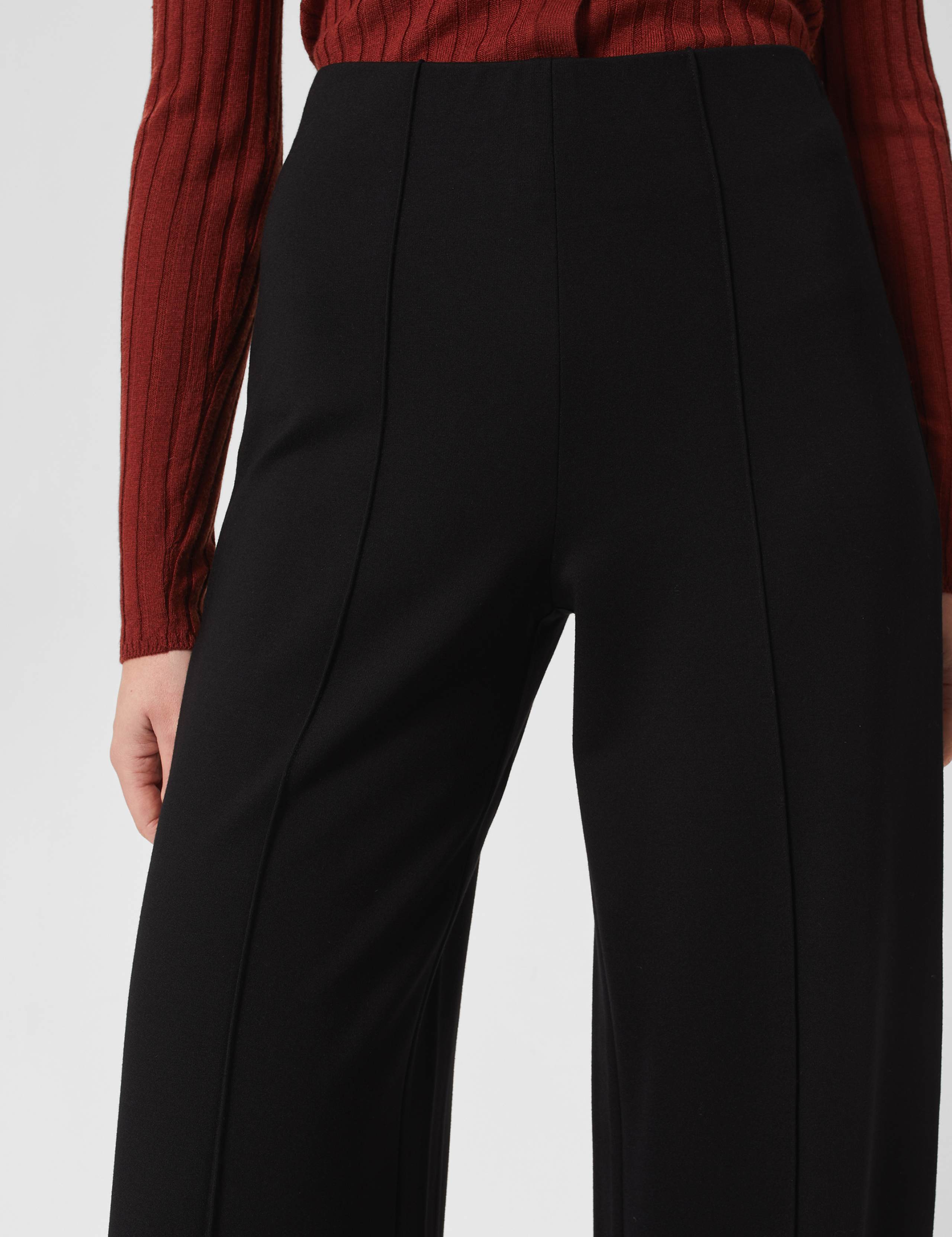 Seam Detail Wide Leg Trousers 3 of 5