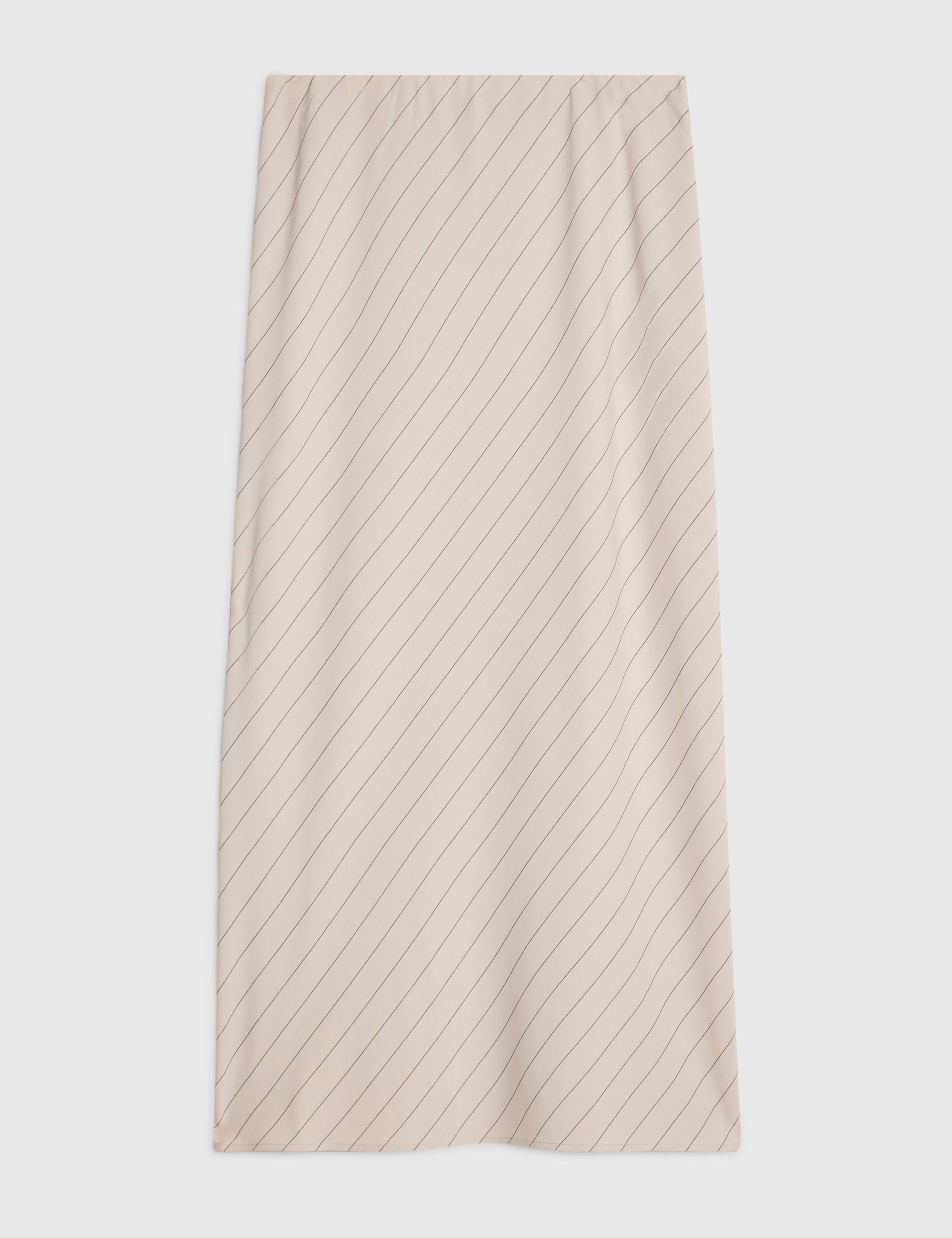 Striped Midi Slip Skirt 2 of 6