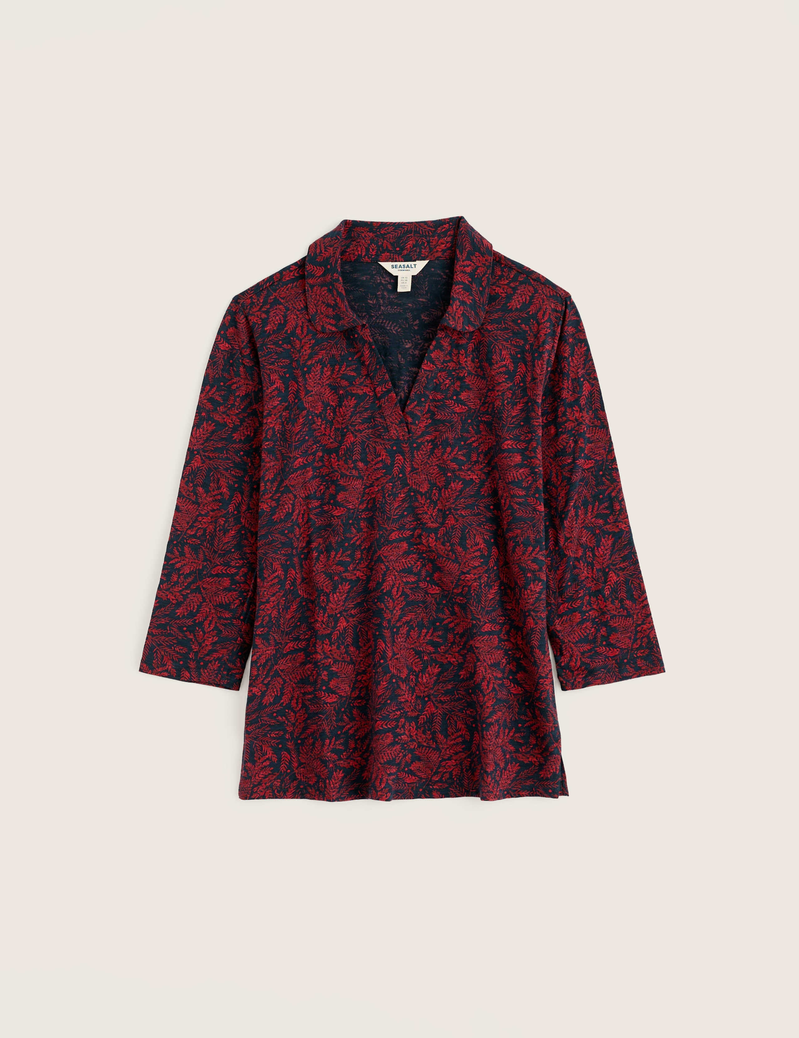 Pure Cotton Printed Notch Neck Shirt 2 of 5