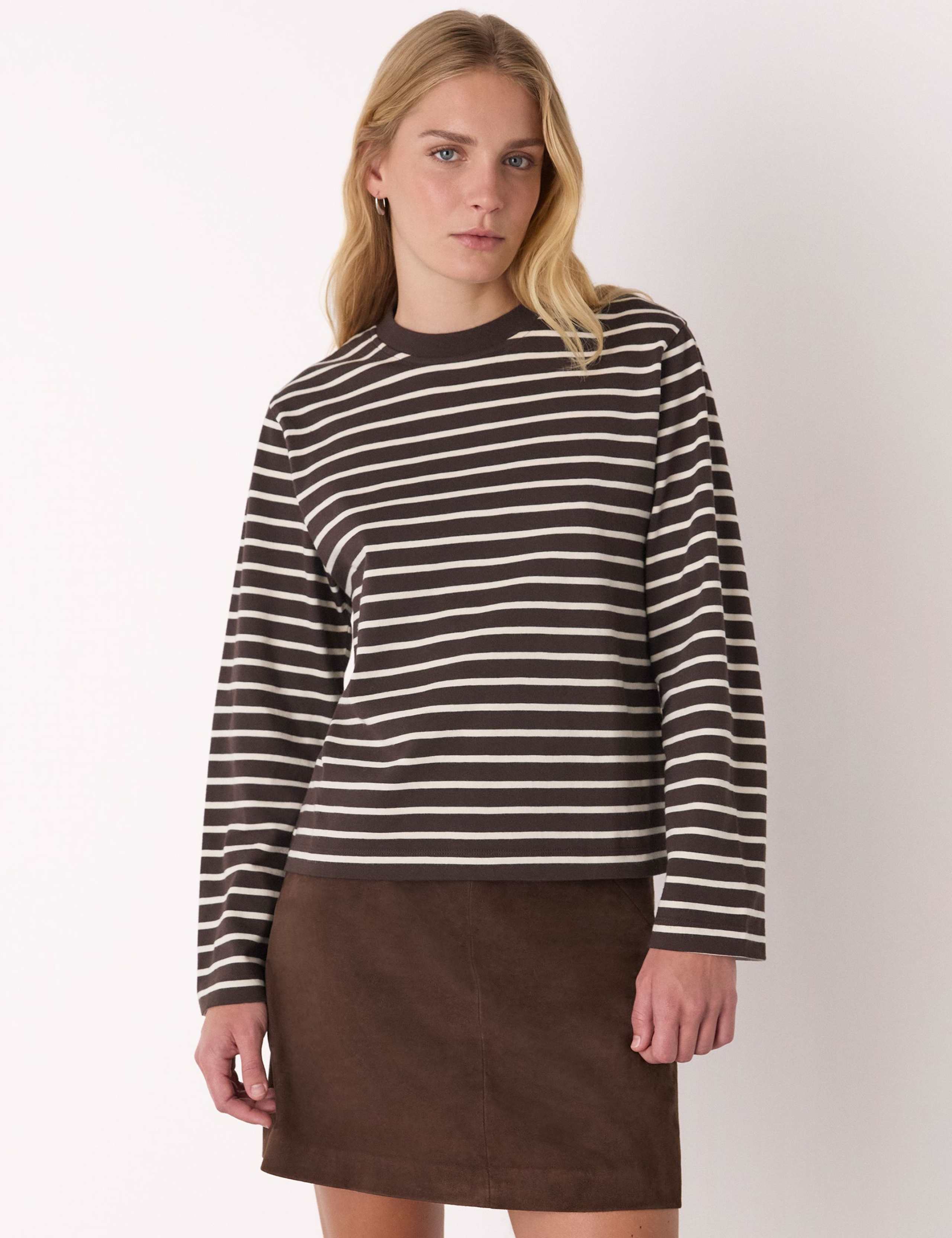 Jersey Striped Top 1 of 4