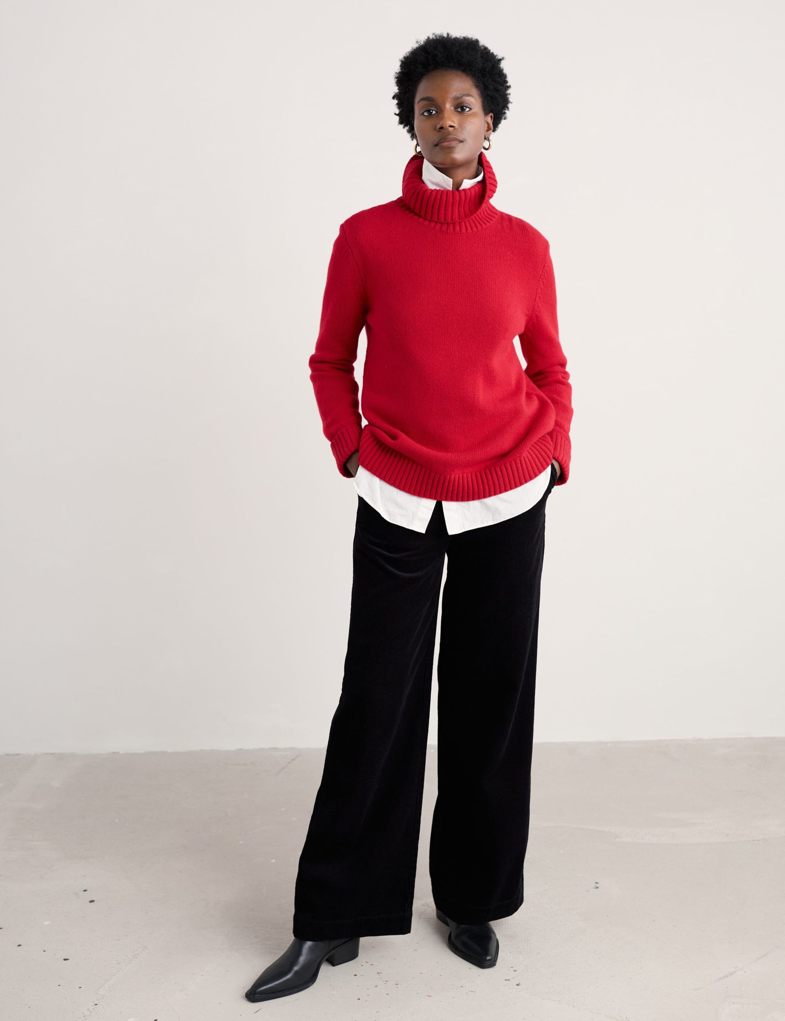 Lambswool Rich Roll Neck Jumper 3 of 5