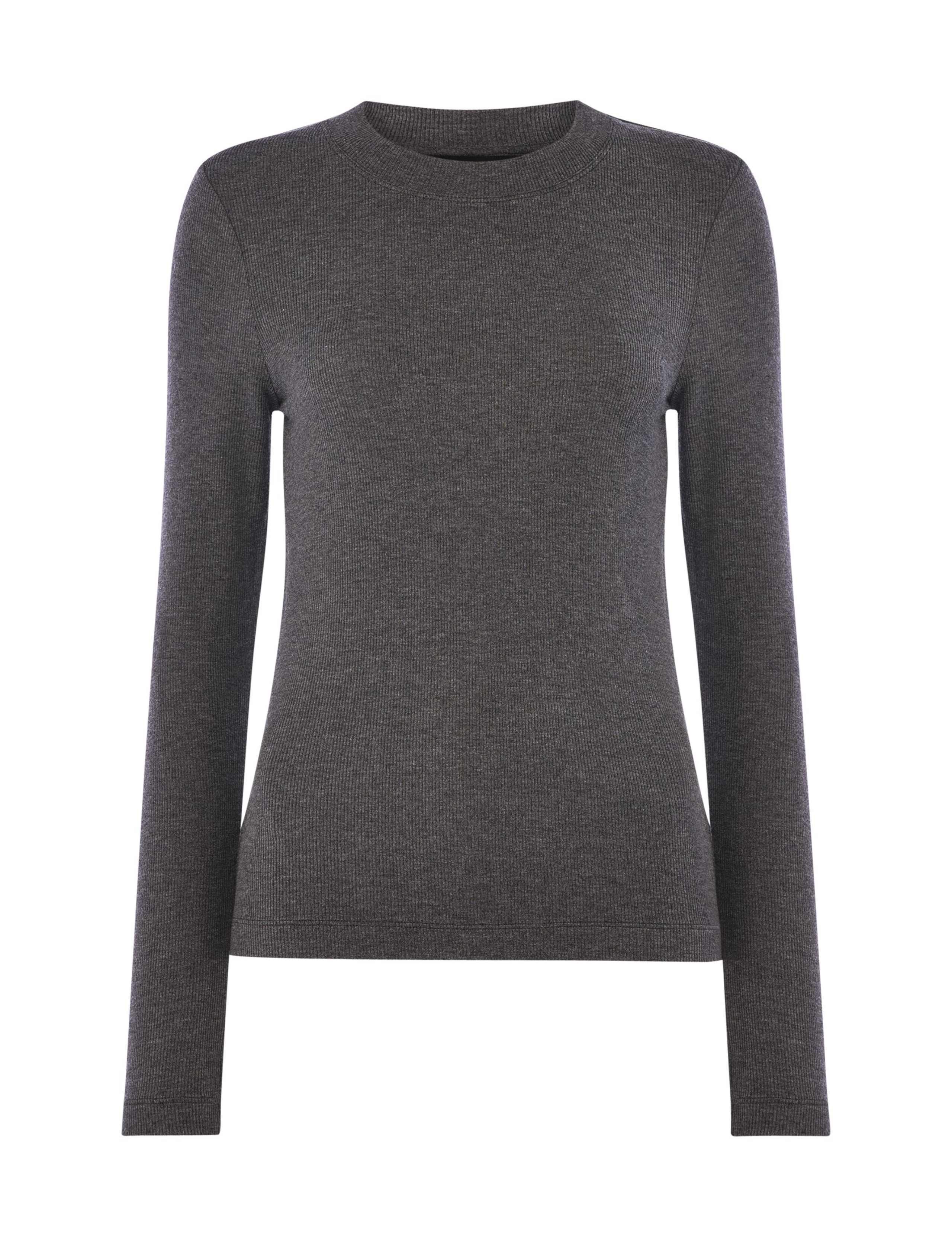Ribbed Crew Neck Top 2 of 4