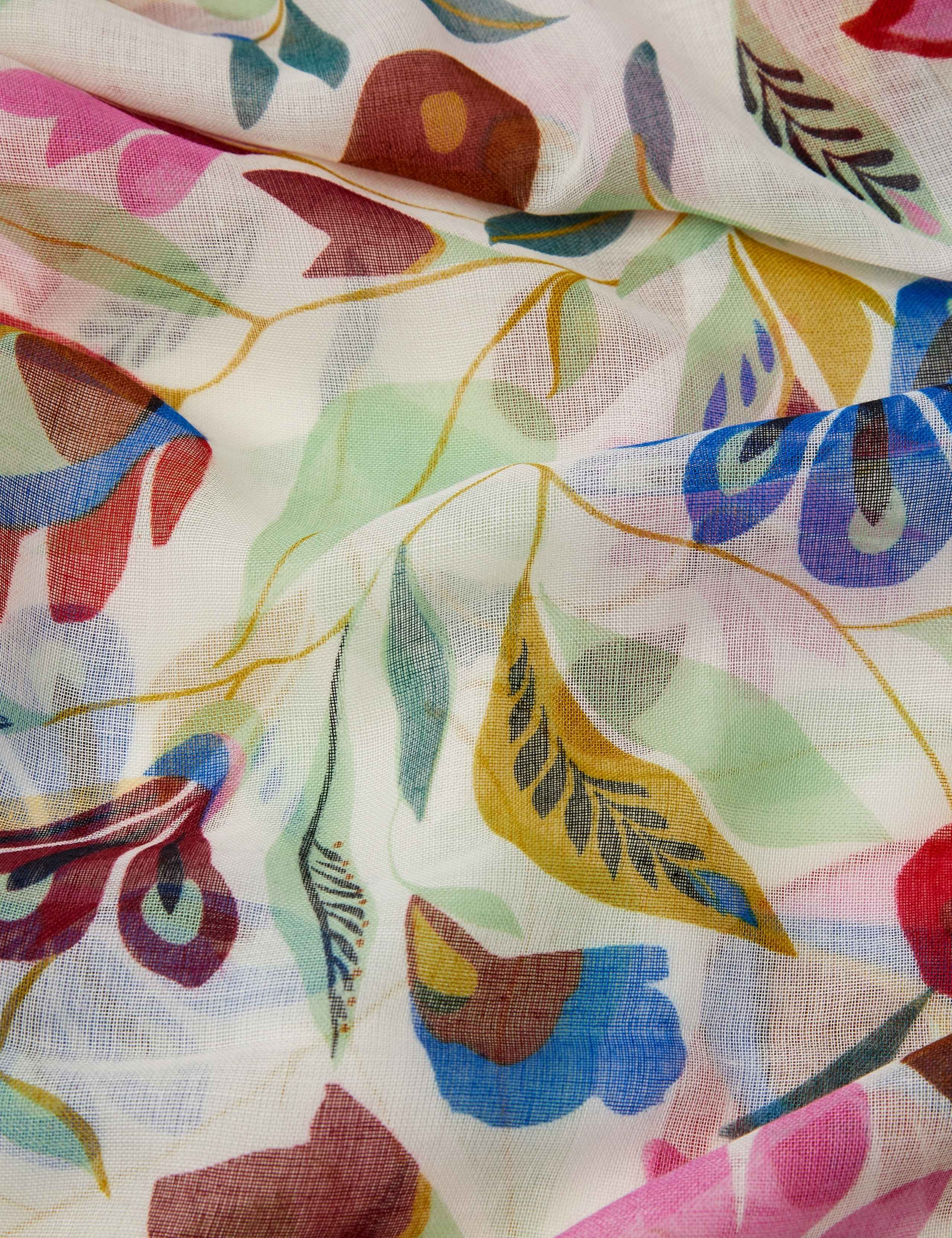 Printed Floral Scarf 2 of 2