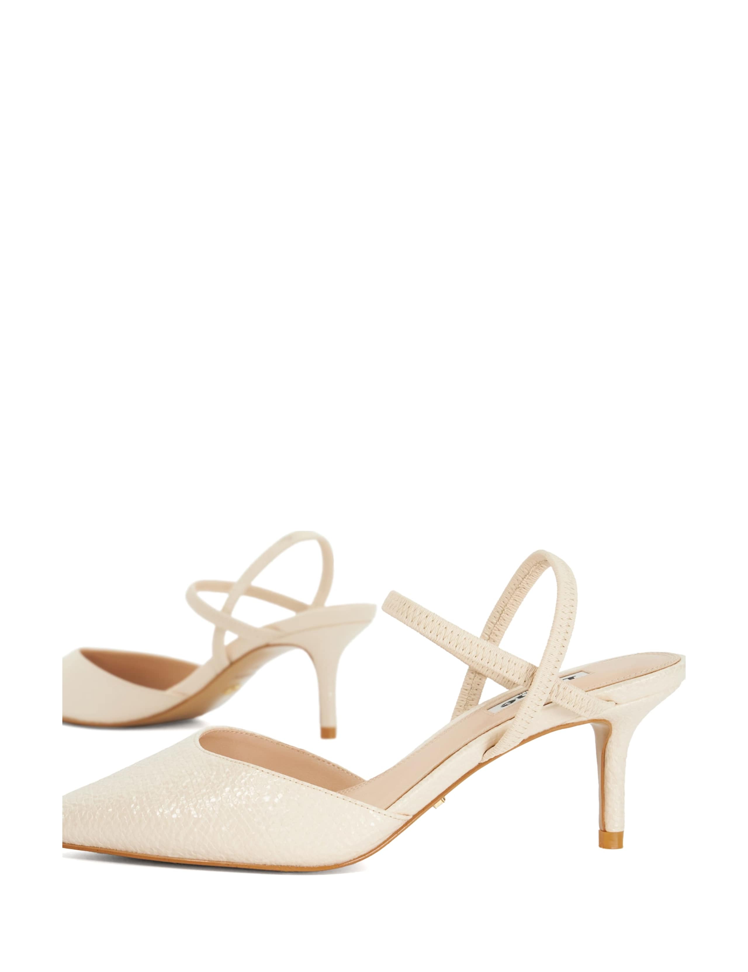 Stiletto Heel Open Elasticated Court Shoes 6 of 6
