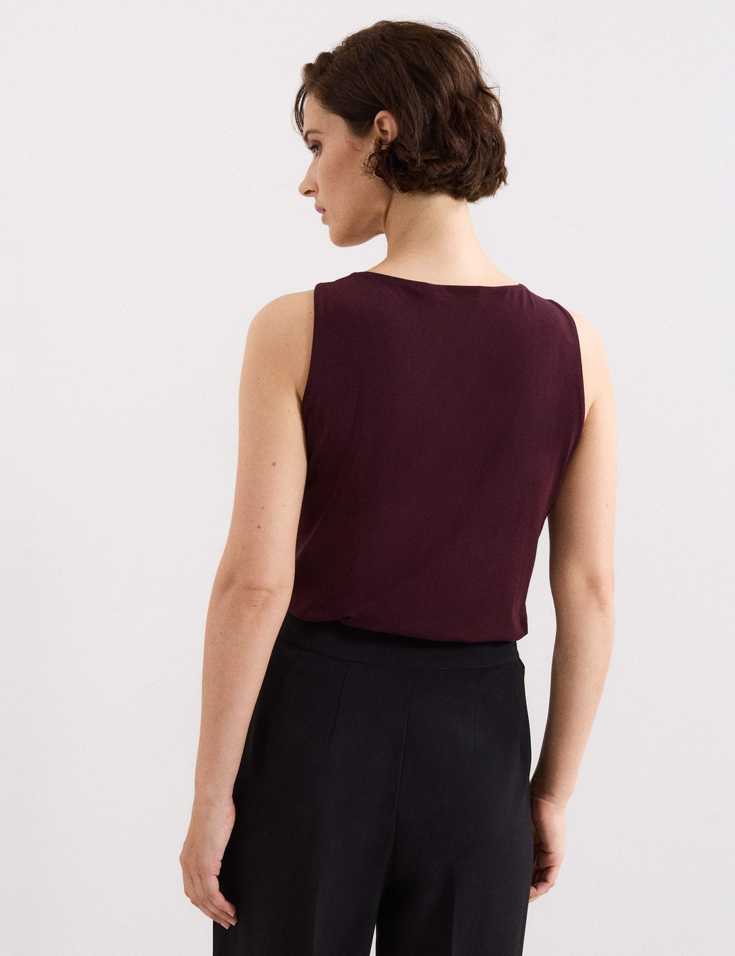 Asymmetric Shoulder Detail Vest Top 3 of 7