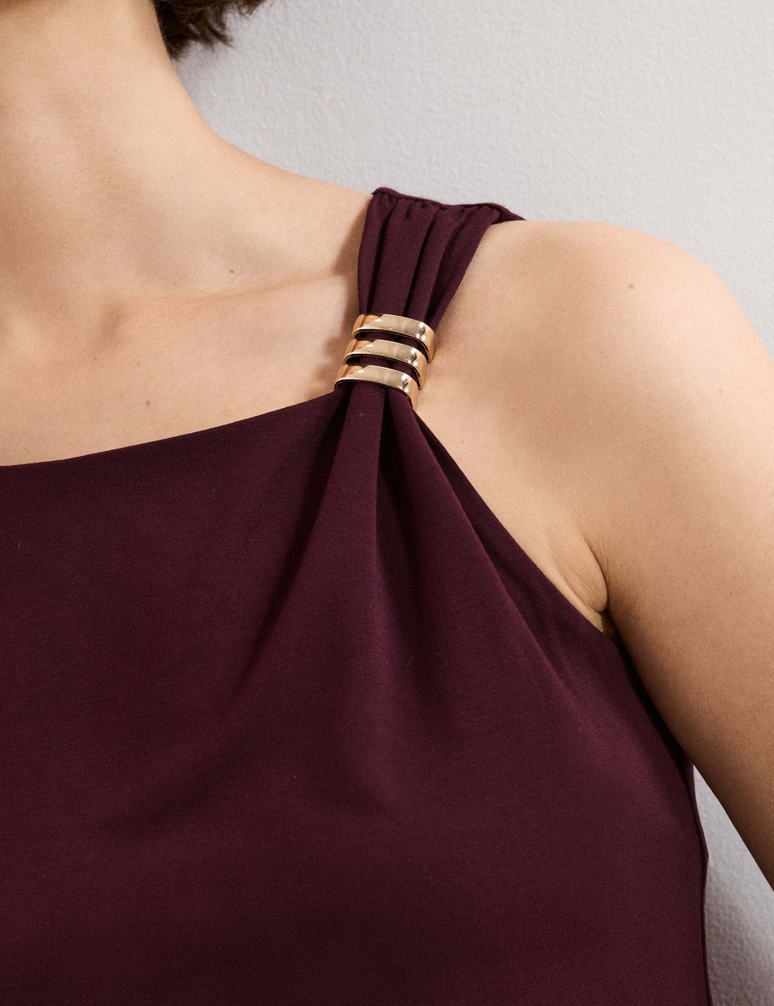 Asymmetric Shoulder Detail Vest Top 7 of 7