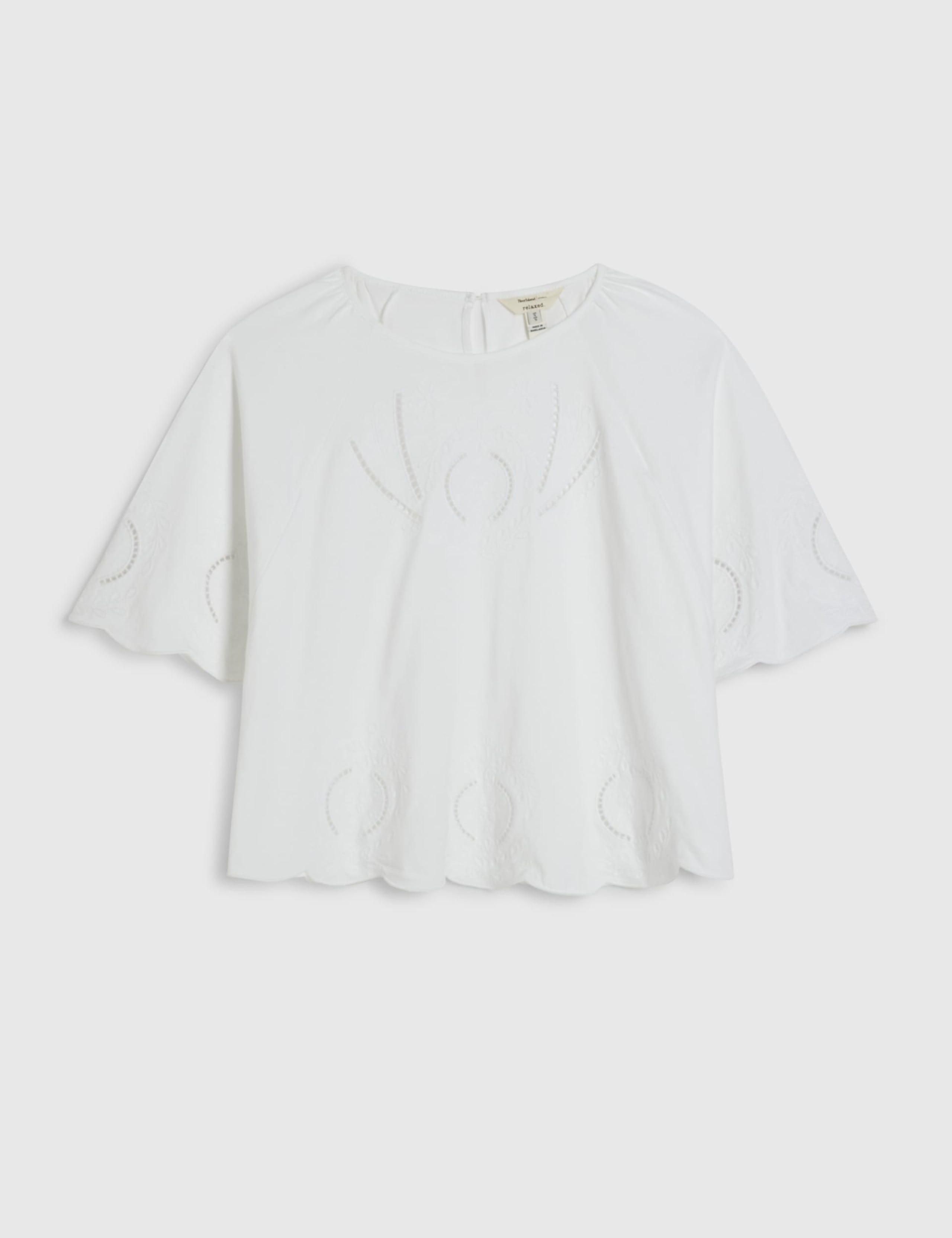 Embroidered Angel Sleeve T-Shirt 2 of 6