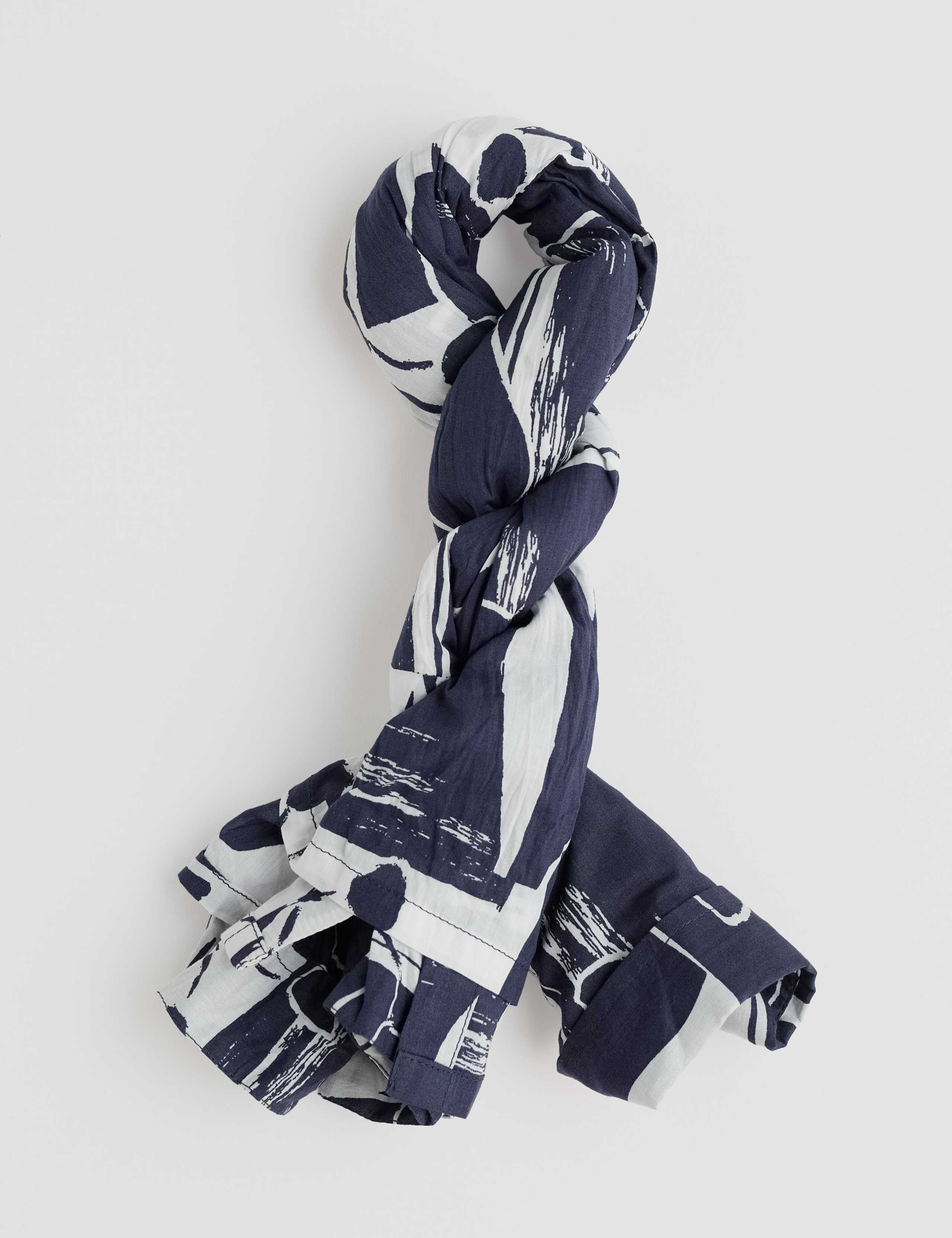 Pure Cotton Abstract Print Collared Shirt 4 of 5