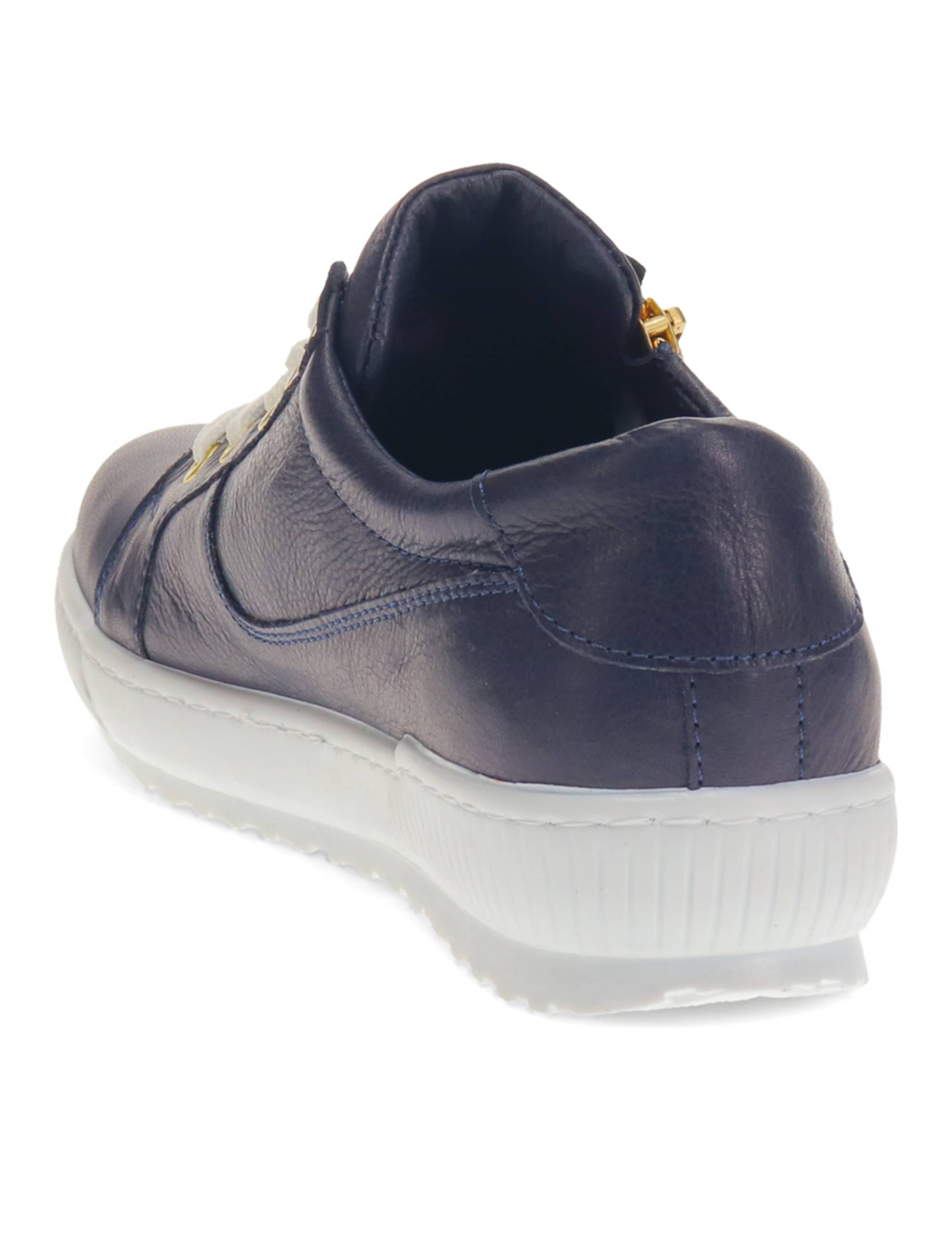 Wide Fit Leather Lace Up Trainers 3 of 6