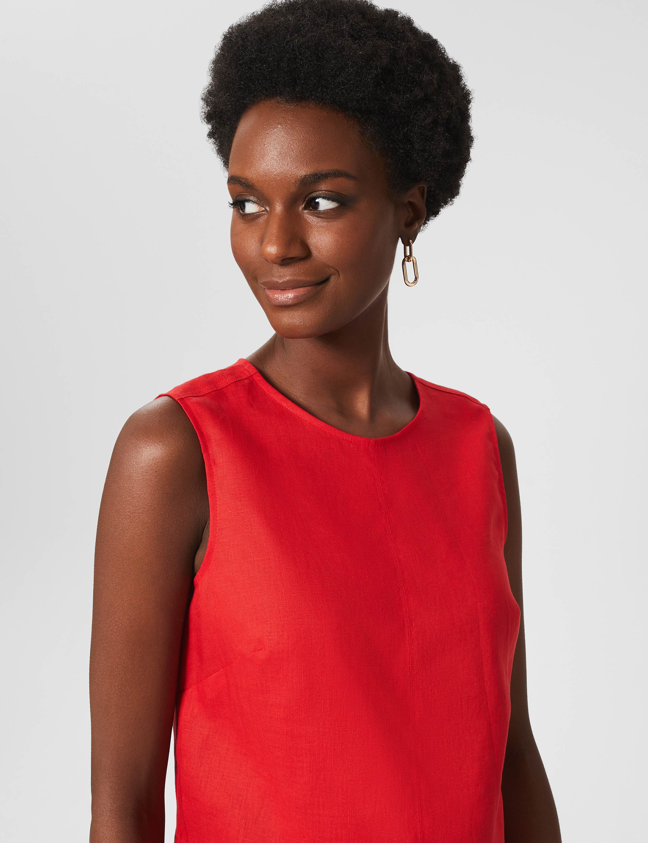 Pure Linen Shell Top 3 of 4