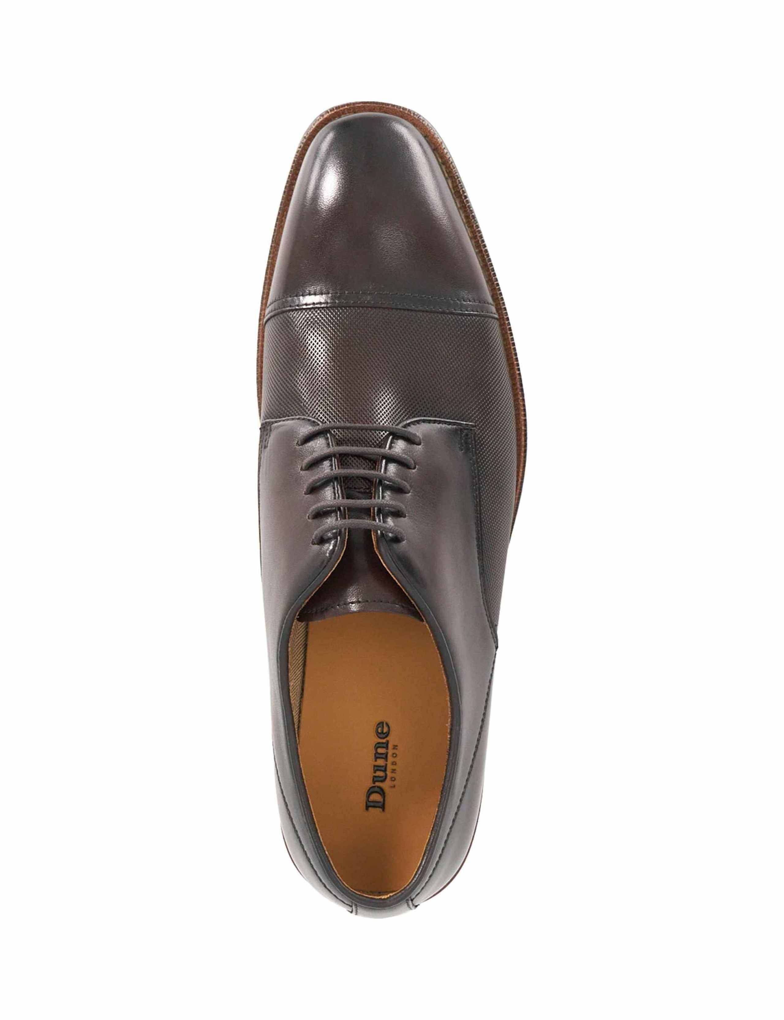 Leather Embossed Detail Derby Shoes 2 of 5