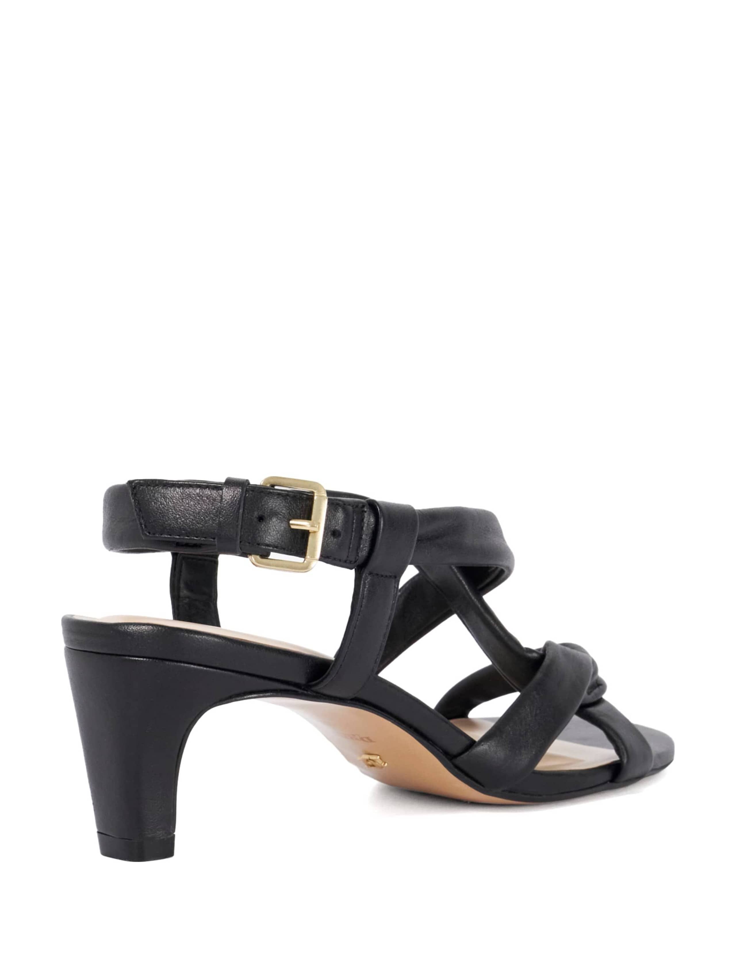 Leather Strappy Kitten Heel Sandals 4 of 6