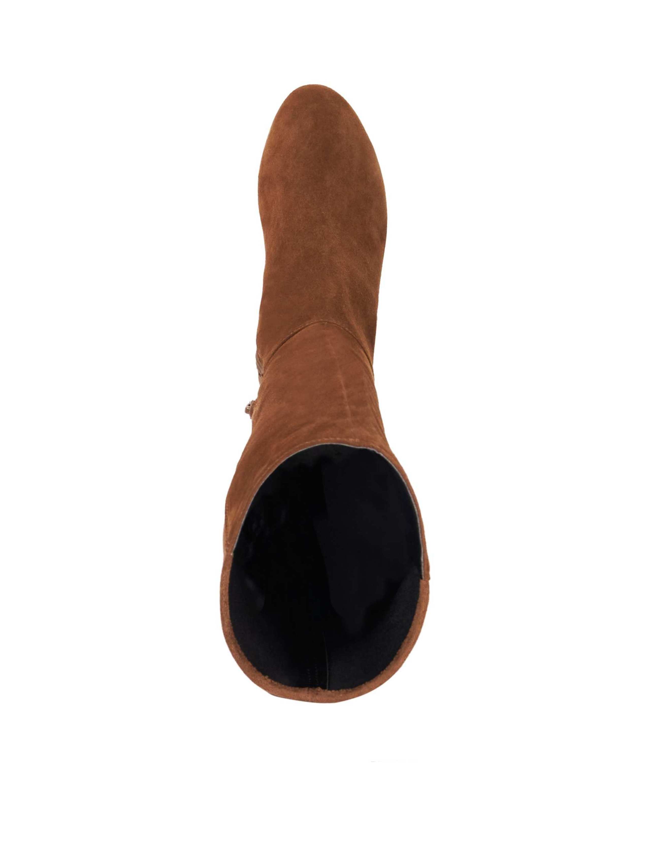 Suede Block Heel Knee High Boots 4 of 5