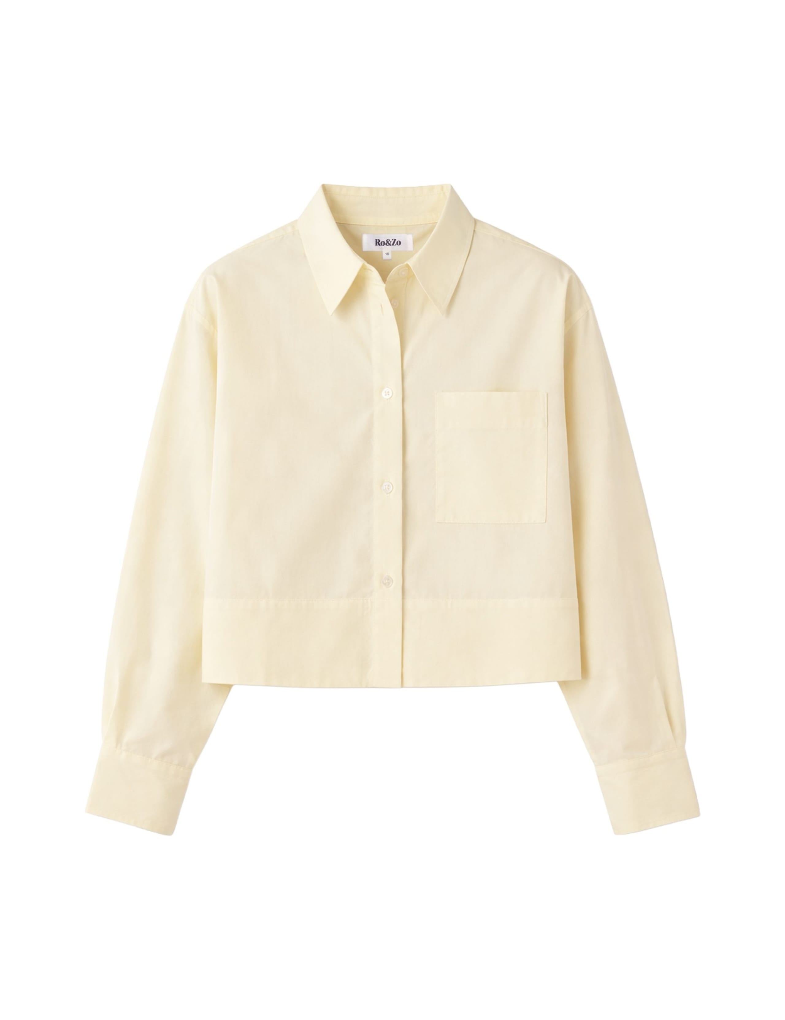 Pure Cotton Poplin Relaxed Cropped Shirt 2 of 4