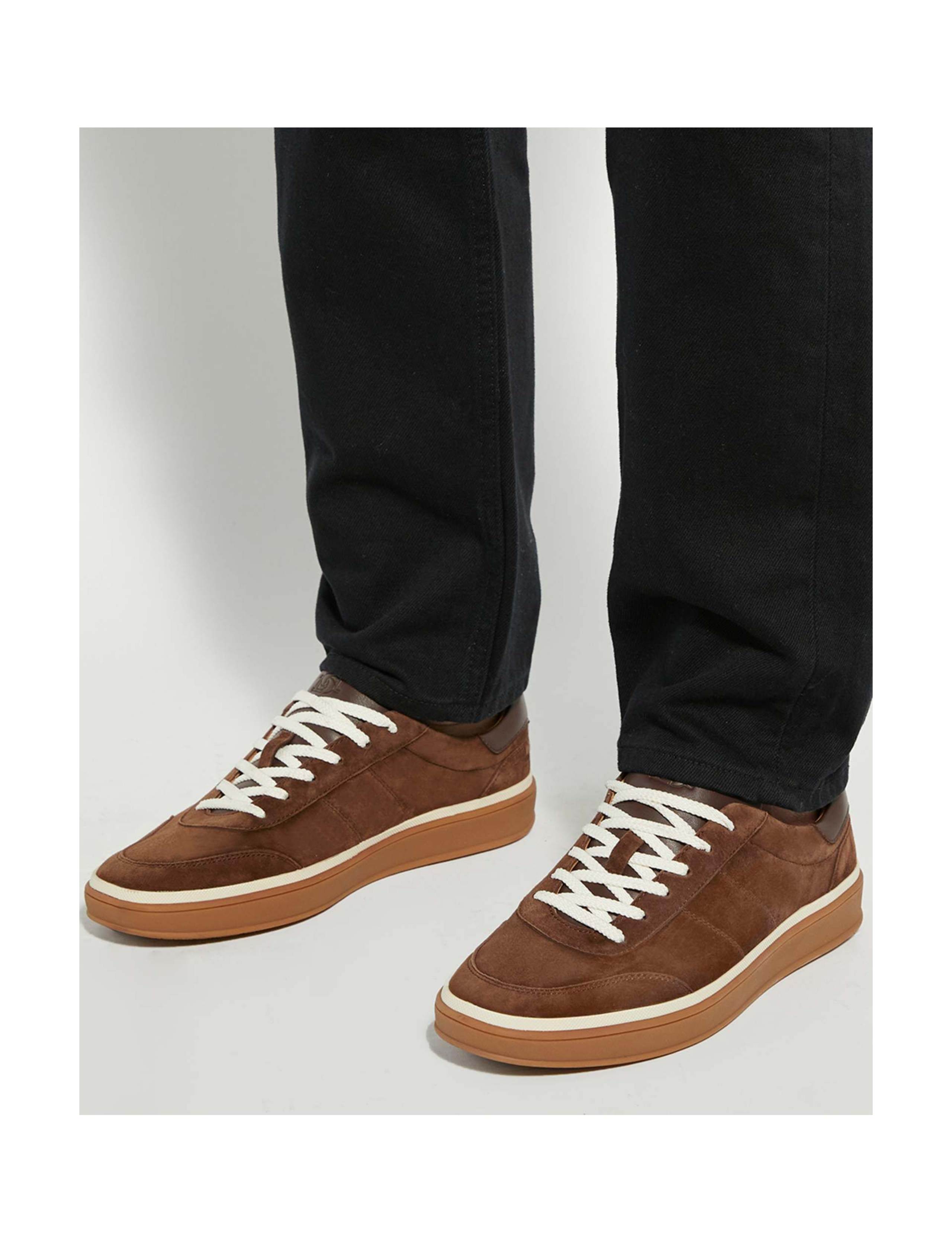 Suede Lace Up Trainers 3 of 6