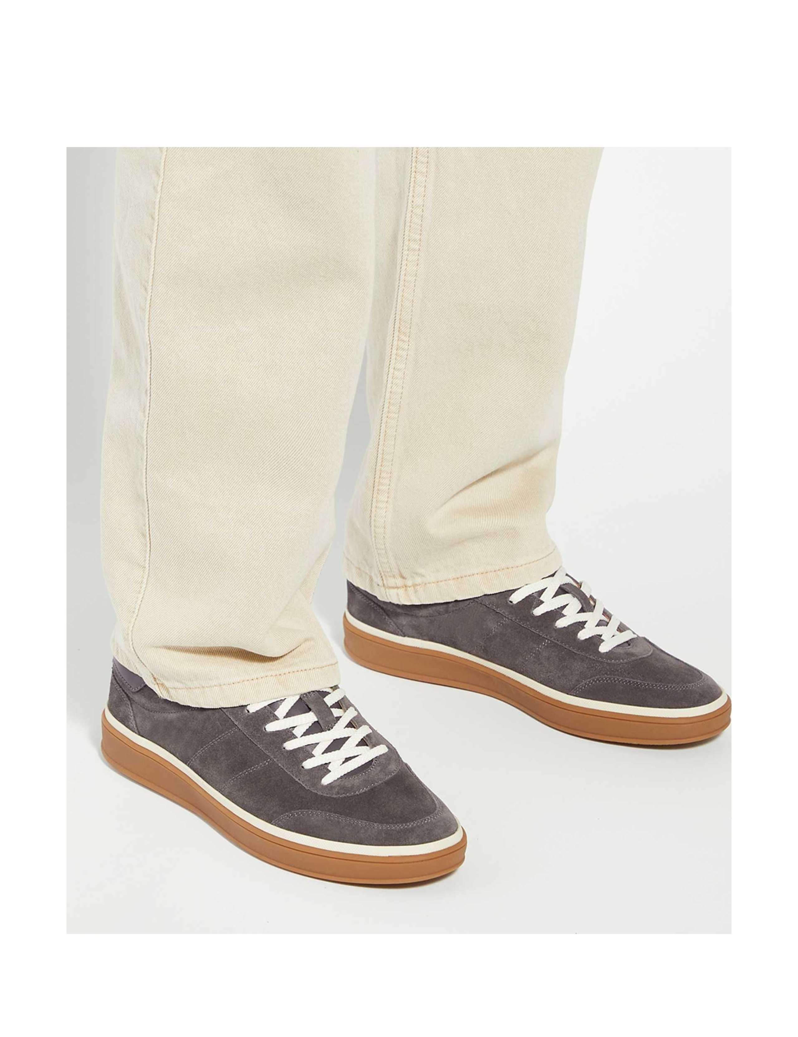 Suede Lace Up Trainers 3 of 6