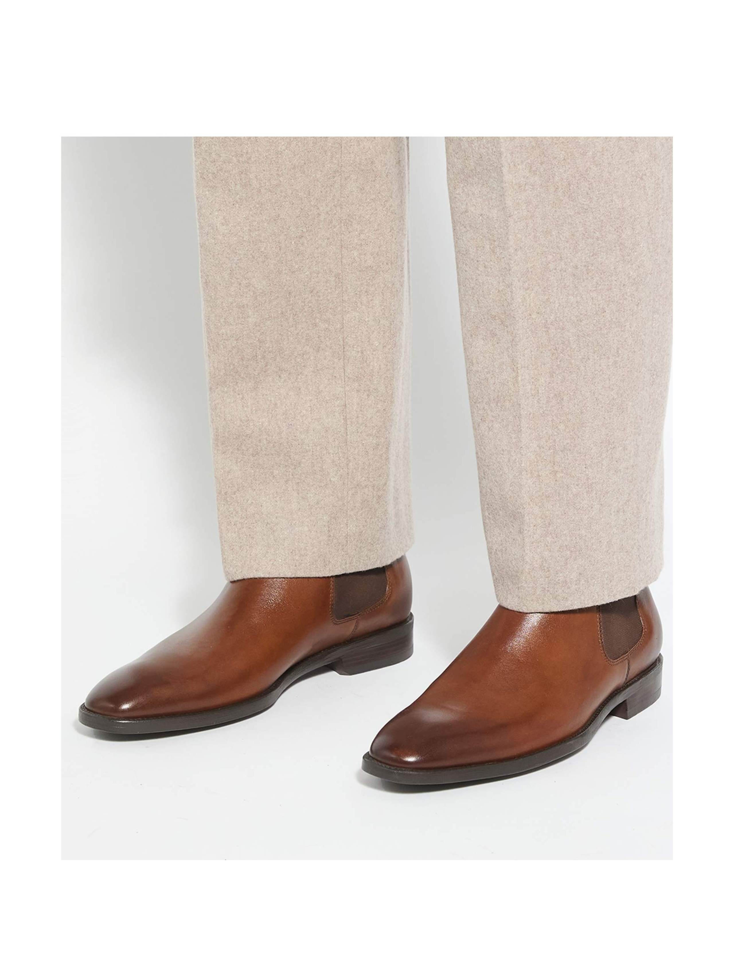 Leather Pull-On Chelsea Boots 3 of 6