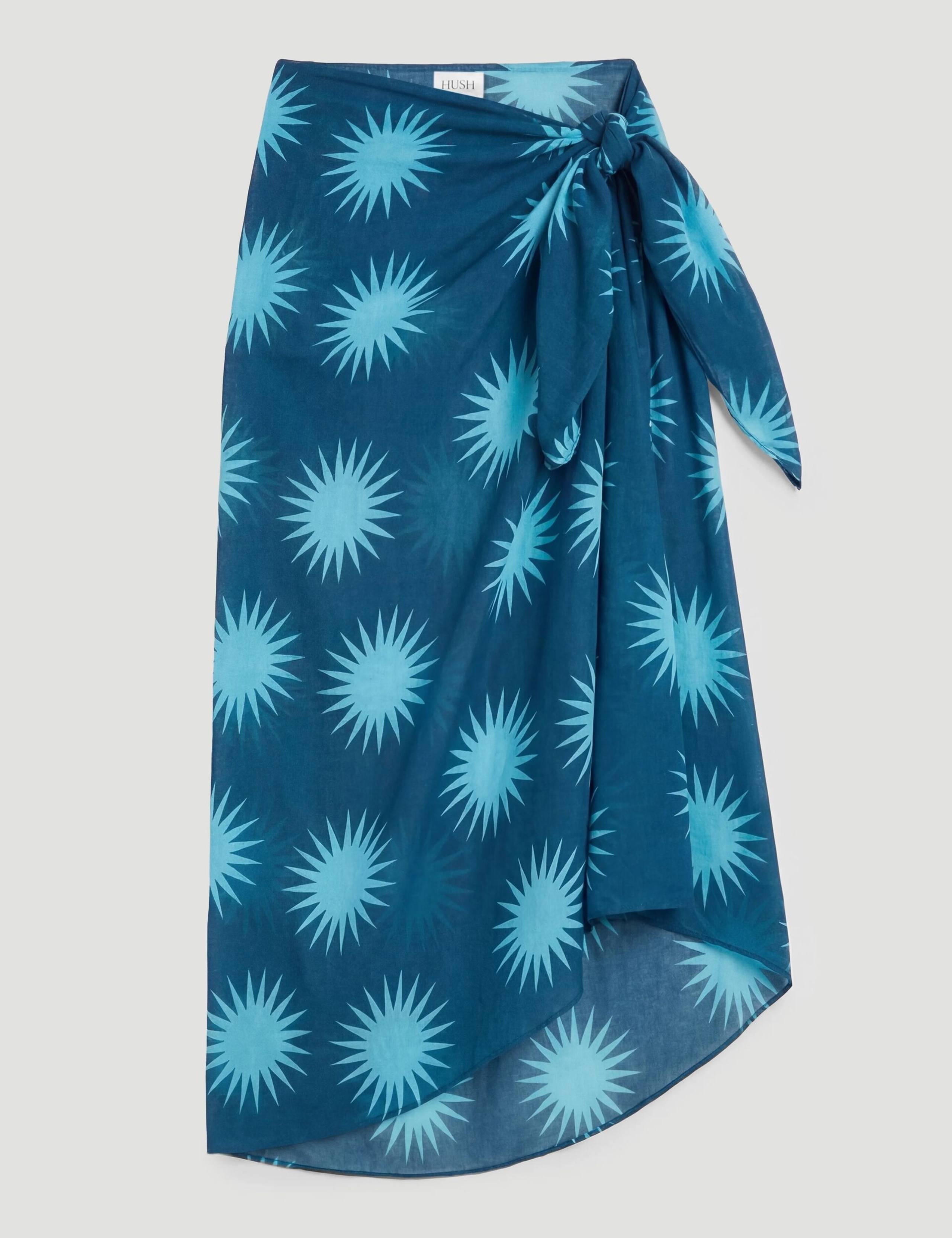Star Print Beach Cover Up Sarong 2 of 3