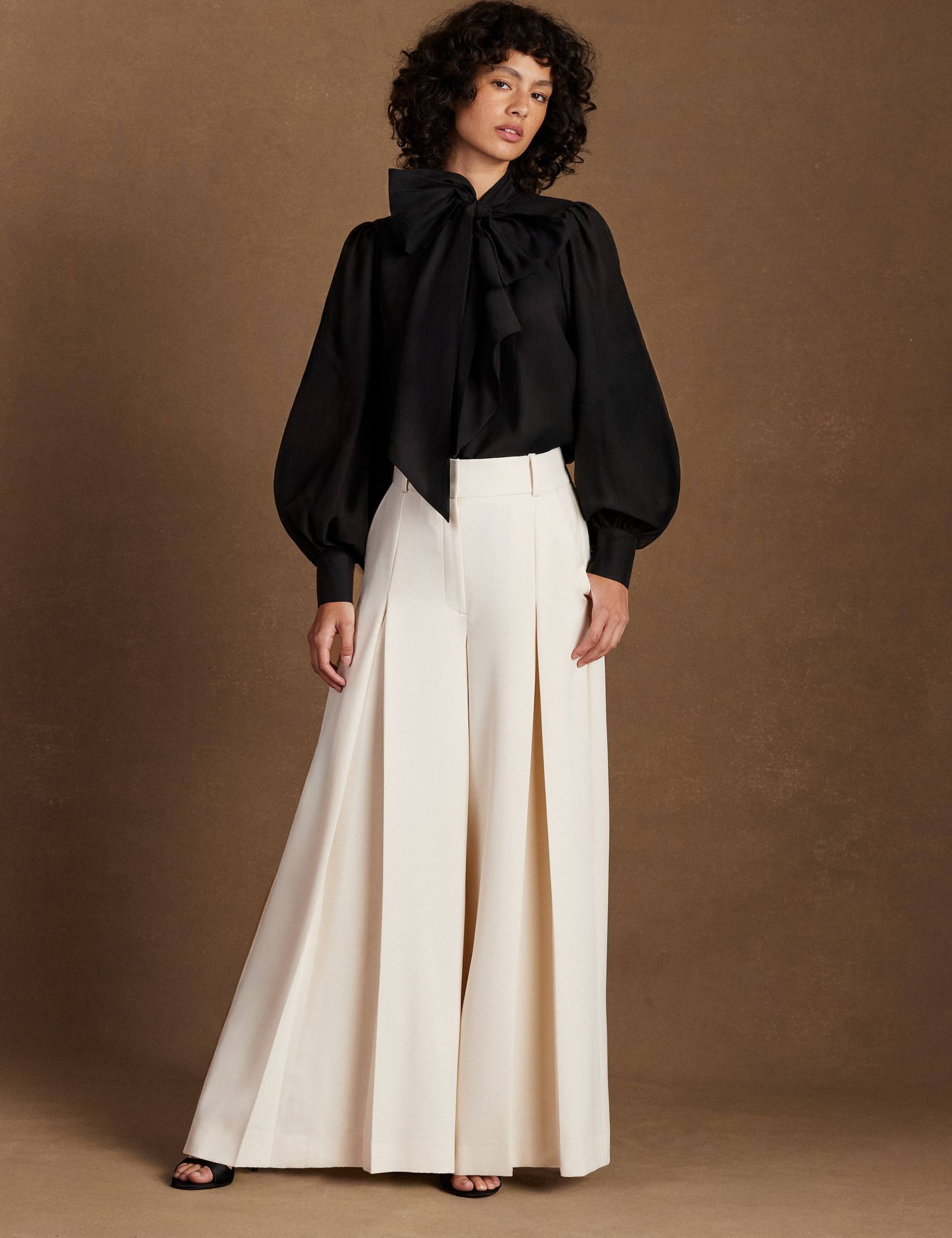 Bow Detail Blouson Sleeve Blouse 2 of 5