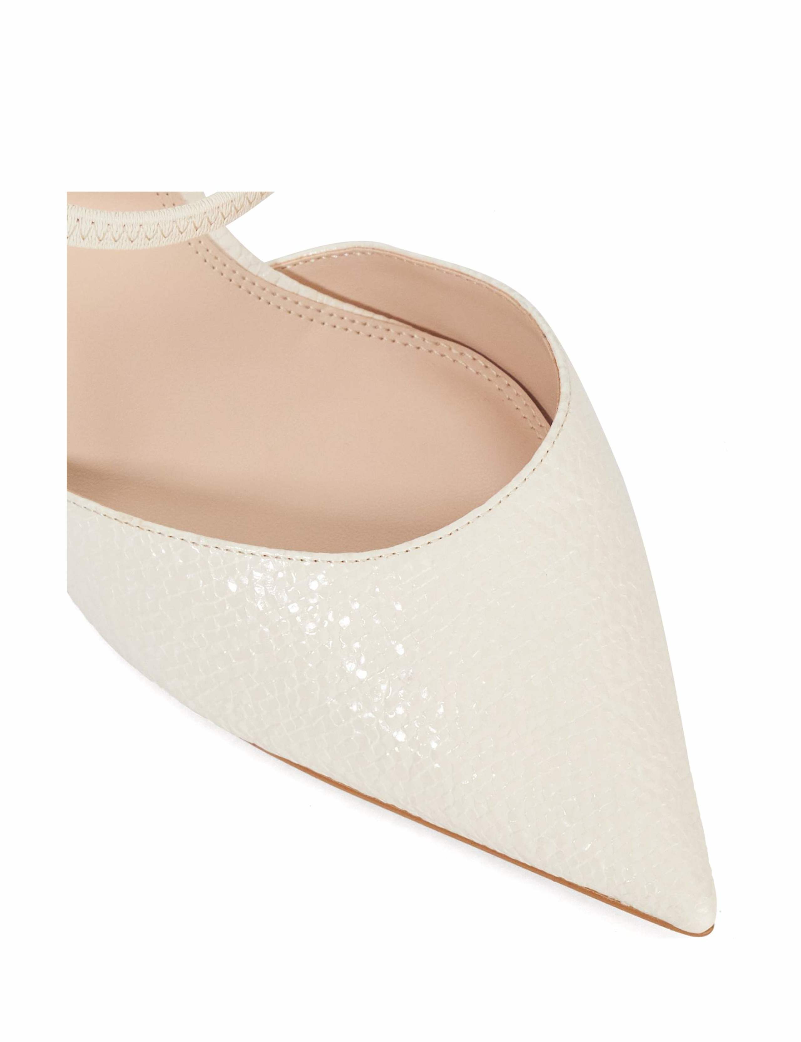 Wide Fit Ankle Strap Pointed Court Shoes 5 of 5