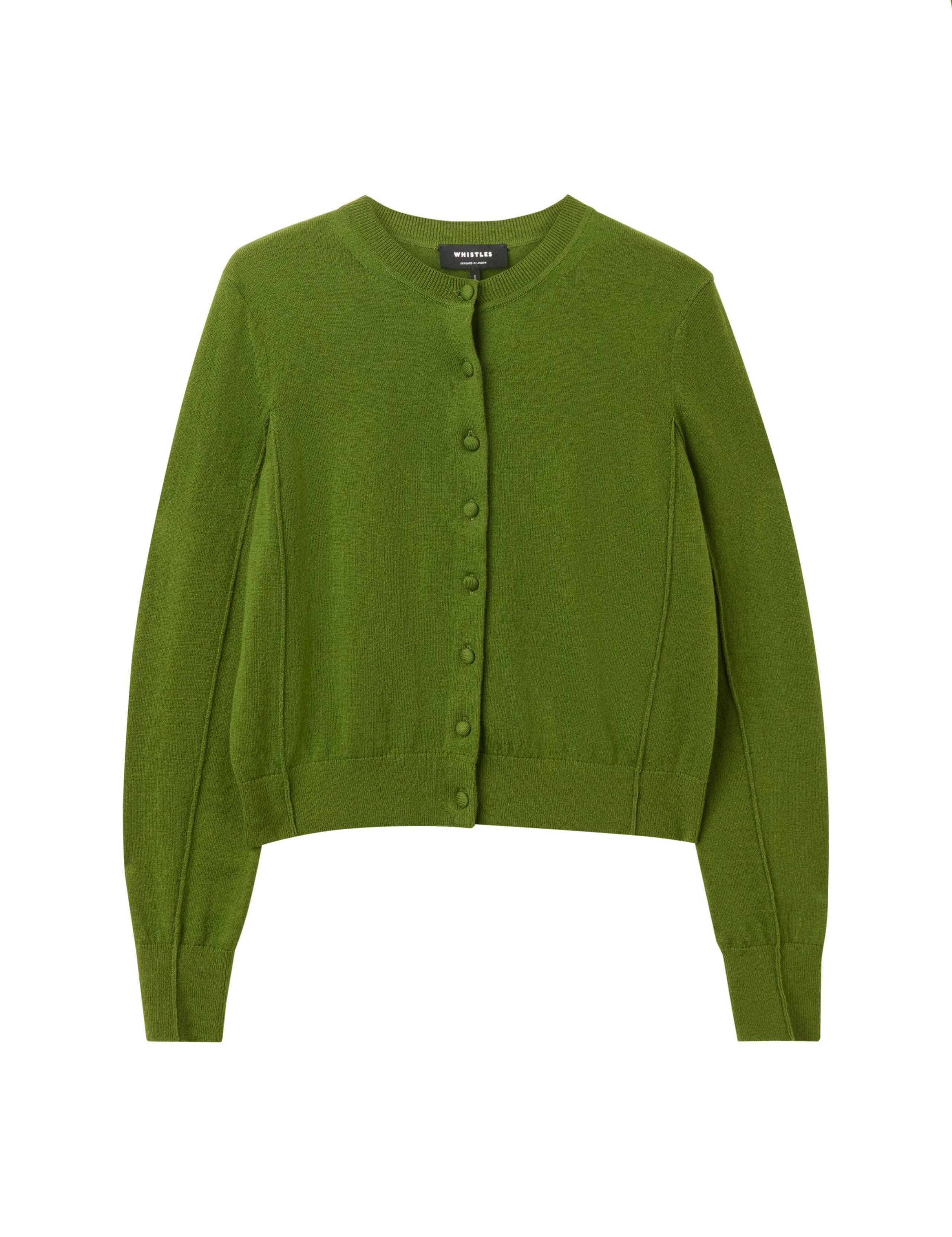 Cotton Rich Button Front Cardigan 2 of 4