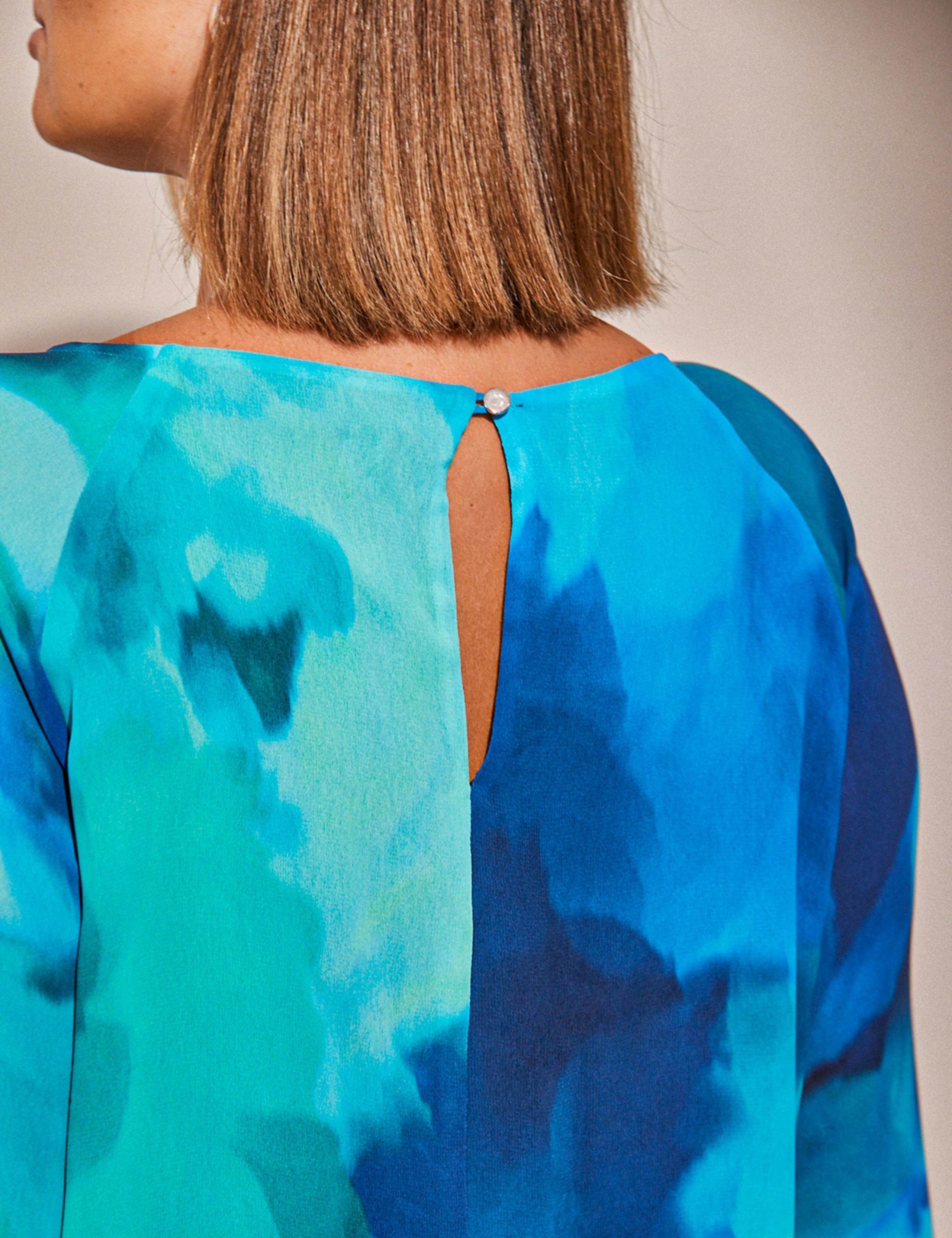 Floral Frill Sleeve Blouse 3 of 6