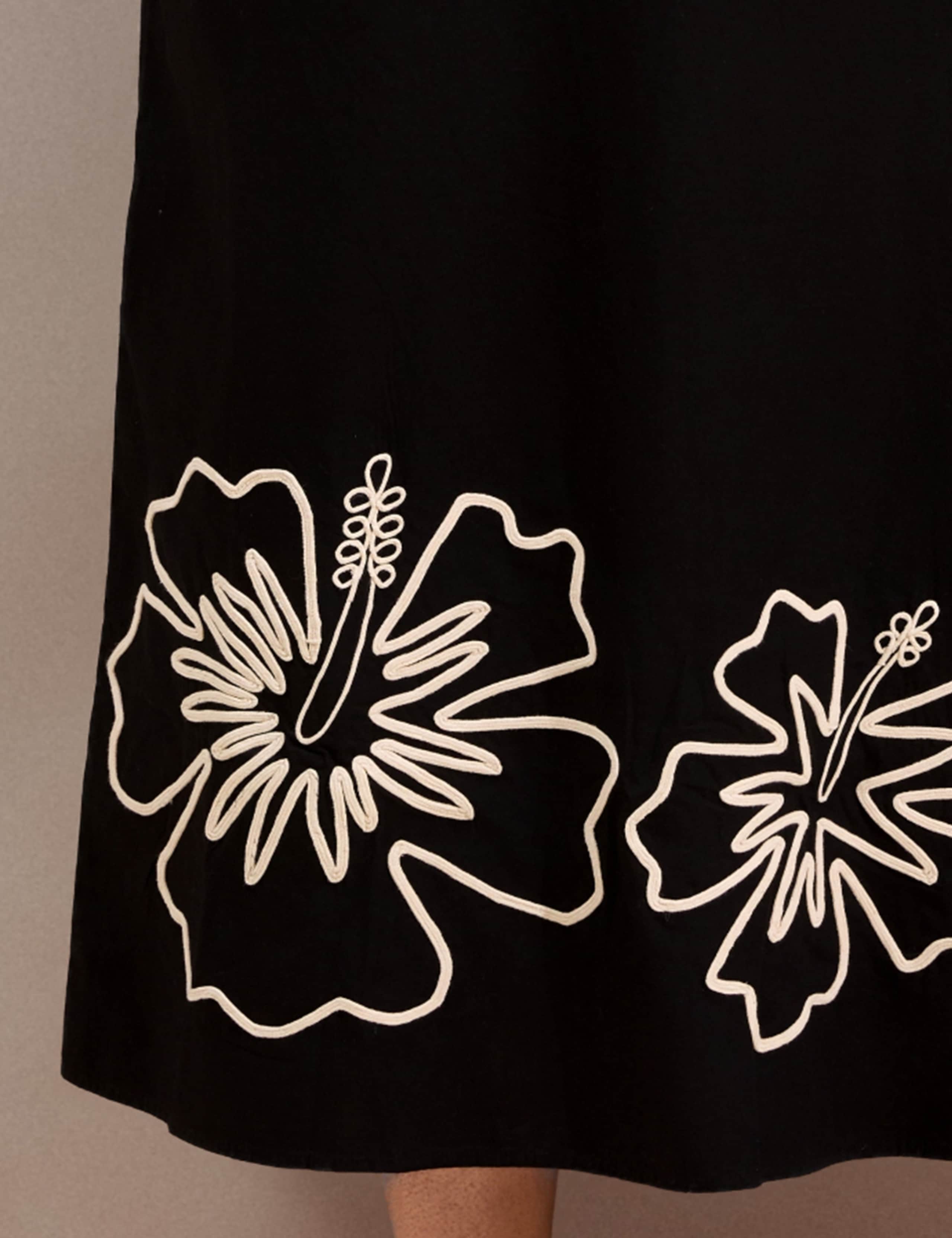 Pure Cotton Embroidered Halter Neck Dress 5 of 5