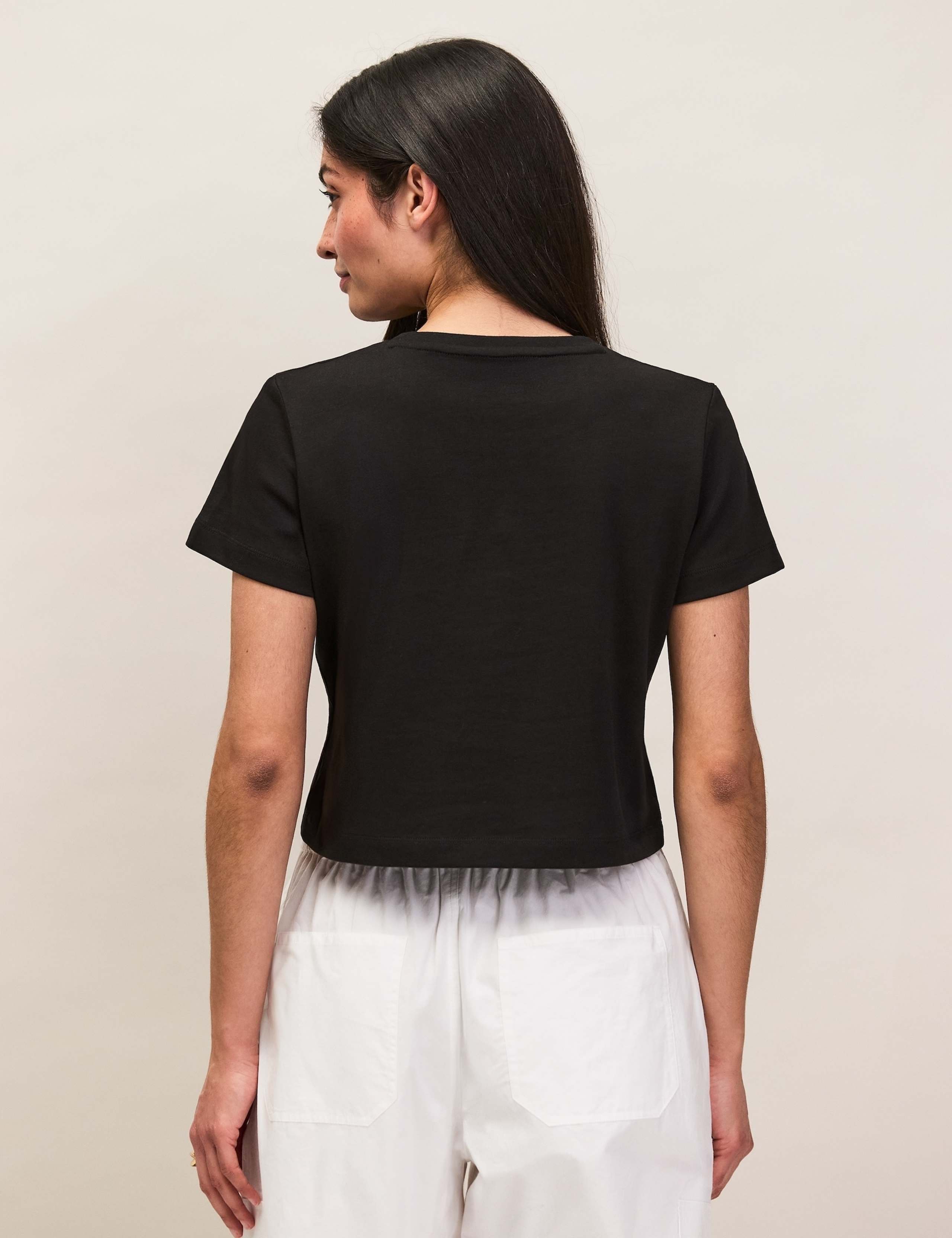 Jersey Cropped T-Shirt 3 of 4