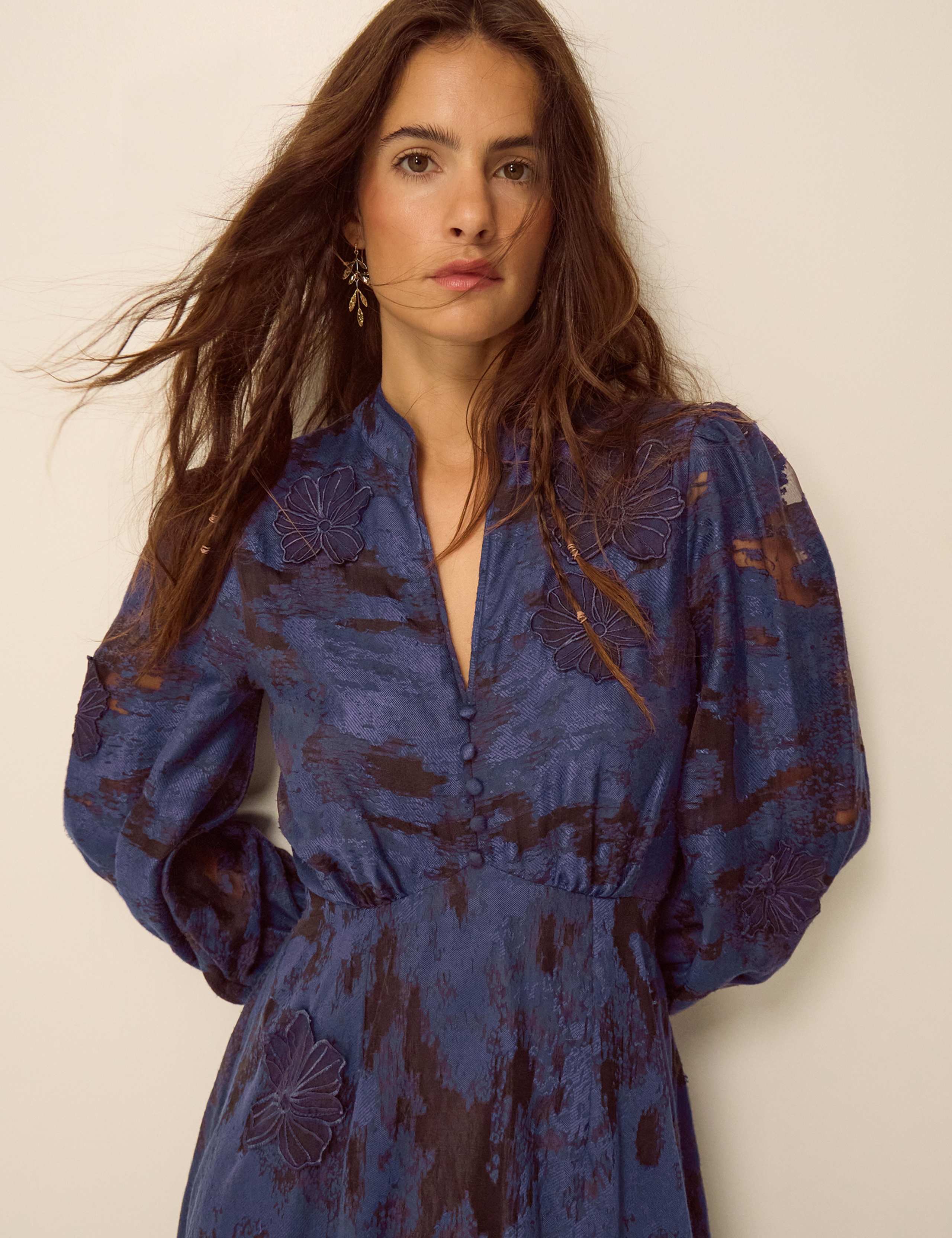 Printed Zip Front Tea Dress 4 of 5