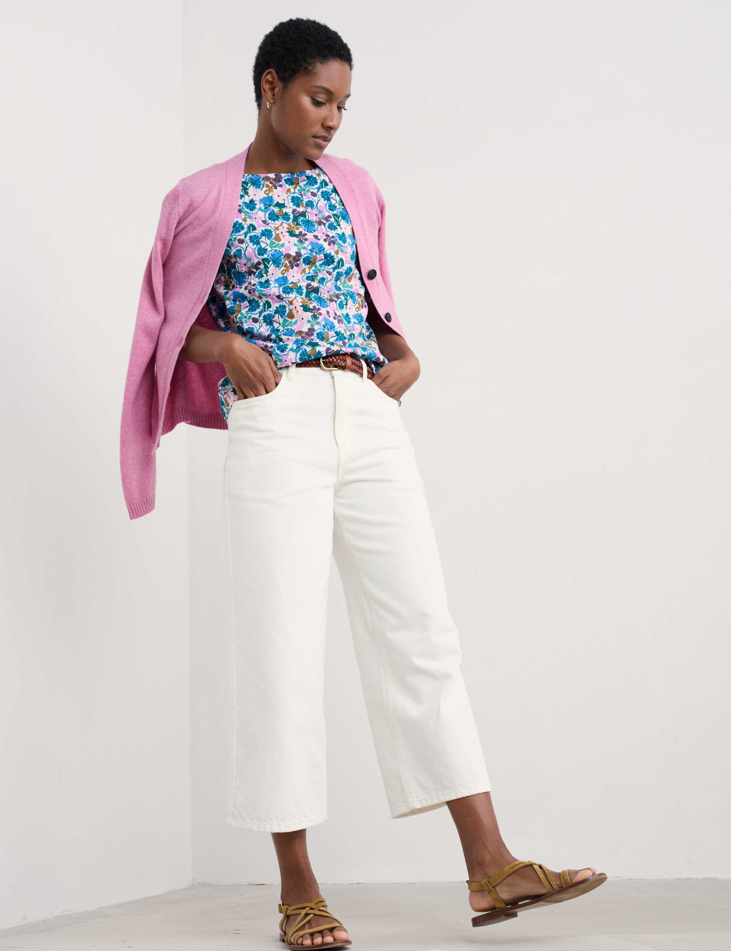 Pure Cotton Floral T-Shirt 4 of 4