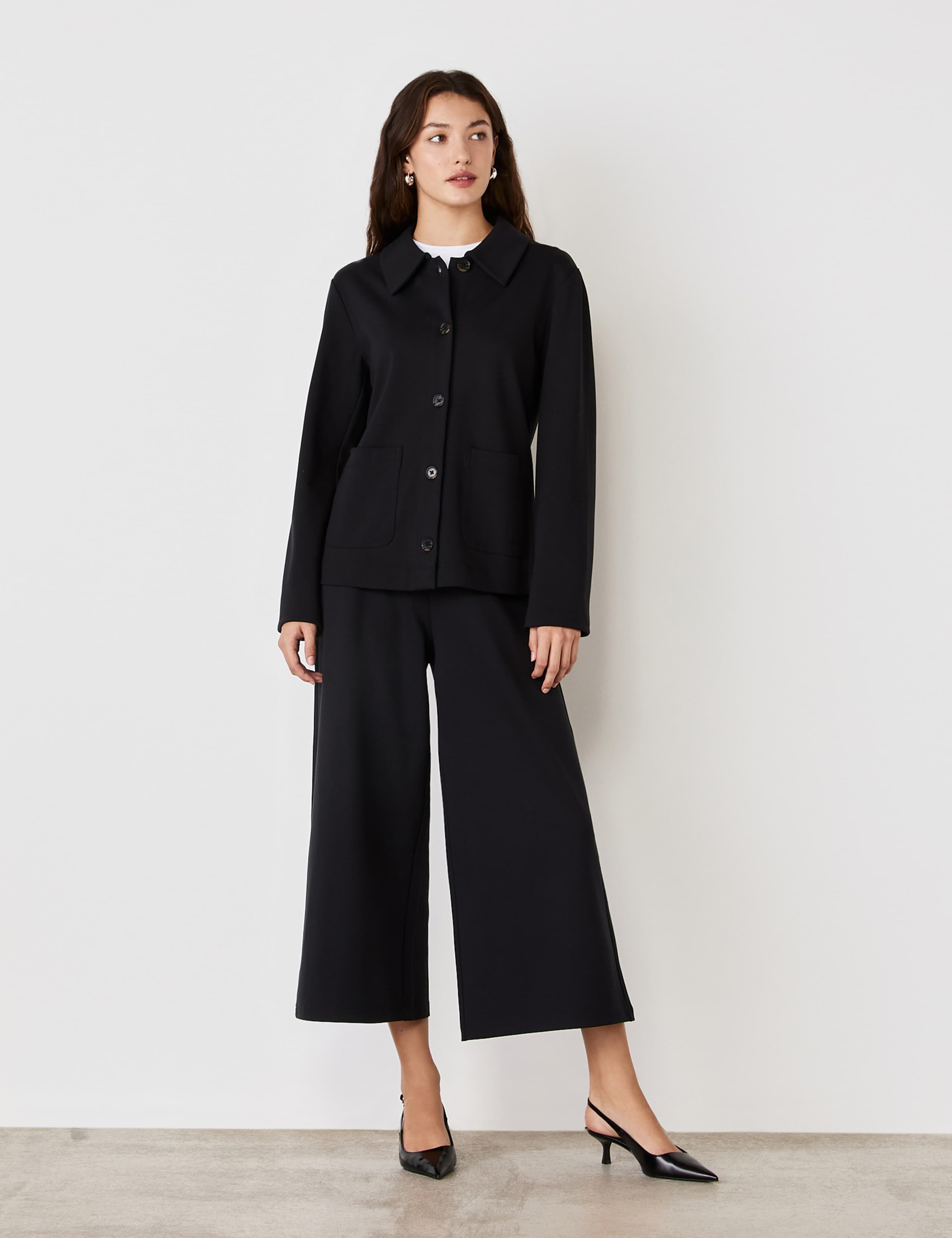 Jersey Collared Jacket 2 of 4
