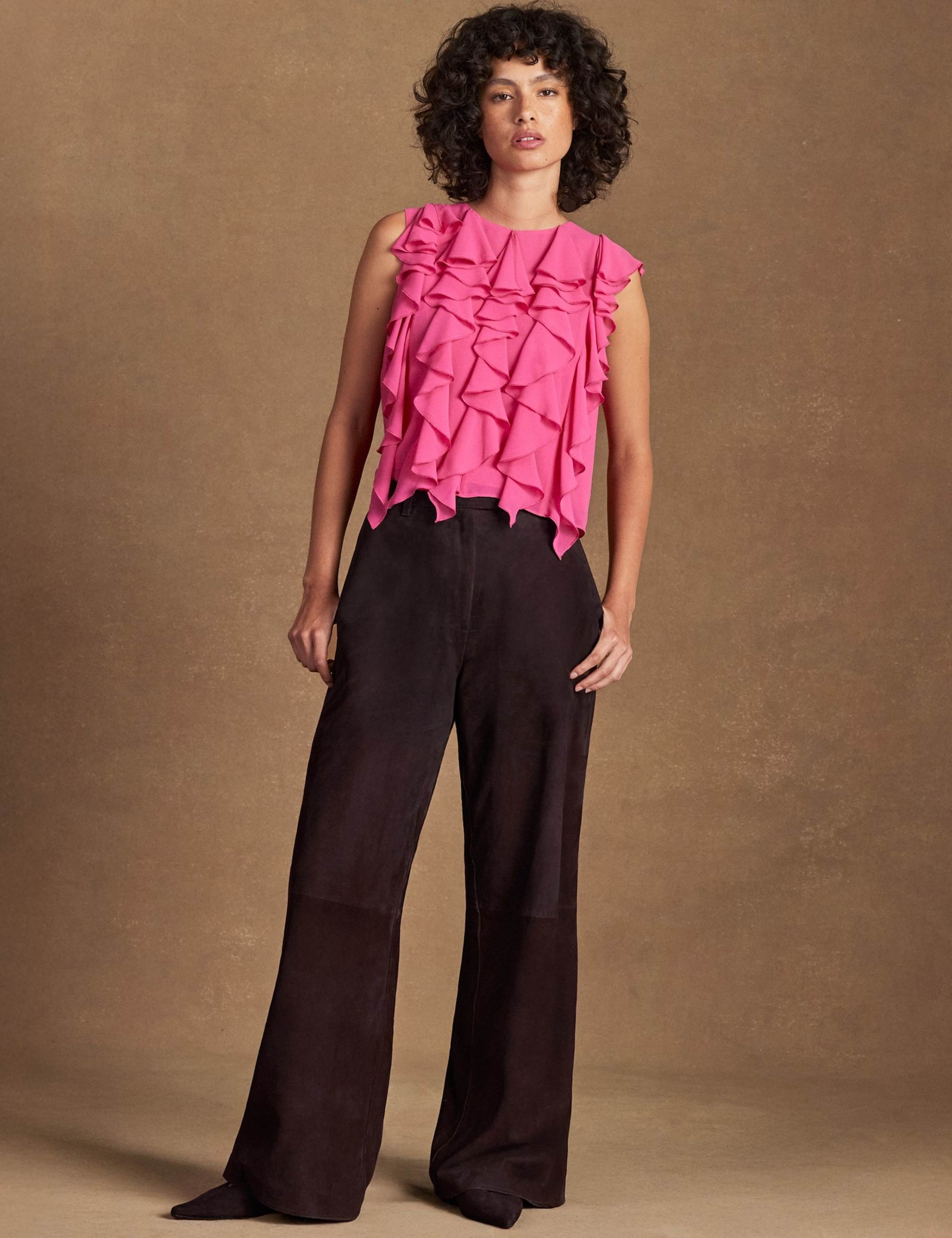 Shell Frill Crew Neck Top 2 of 5