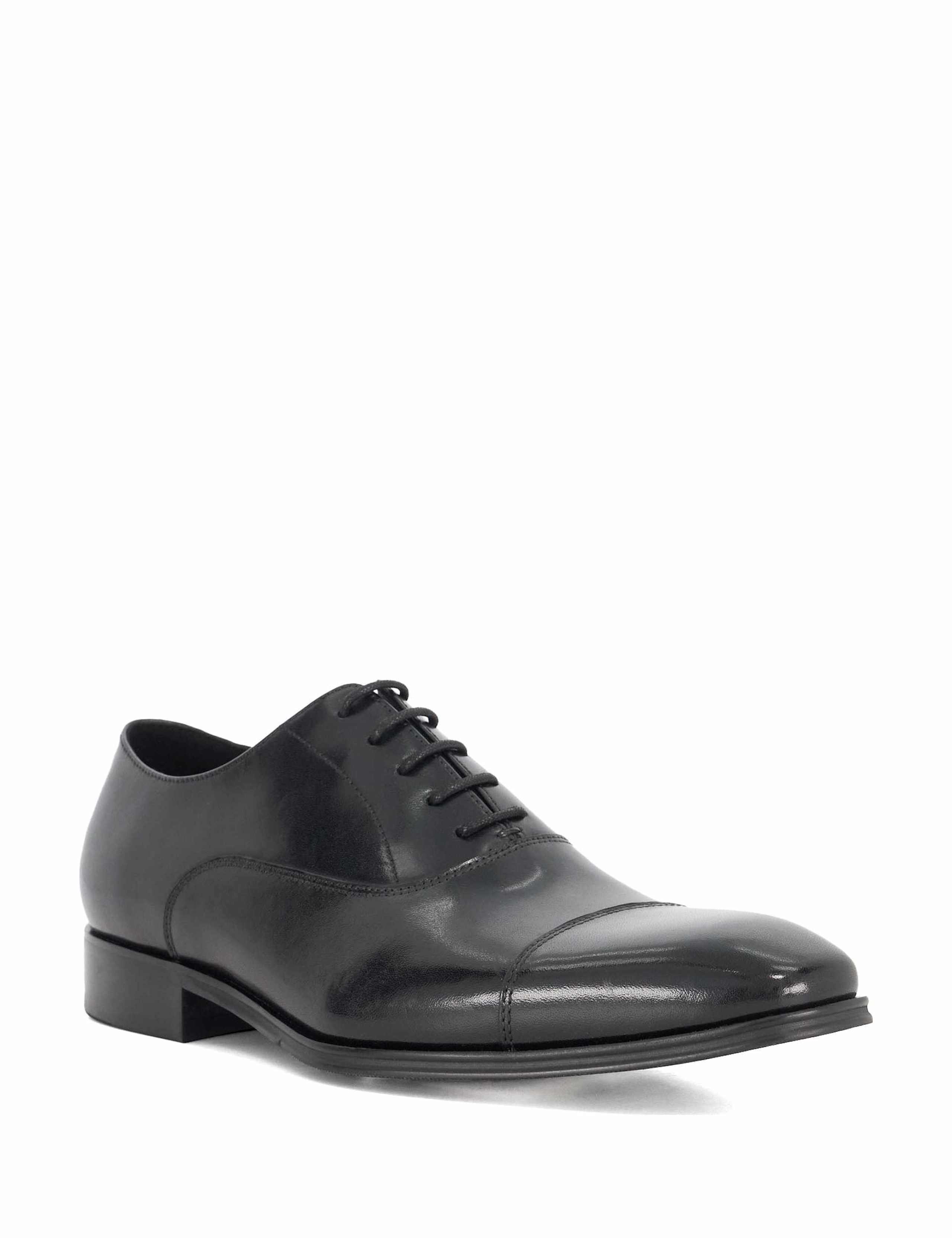 Wide Fit Leather Oxford Shoes 3 of 5