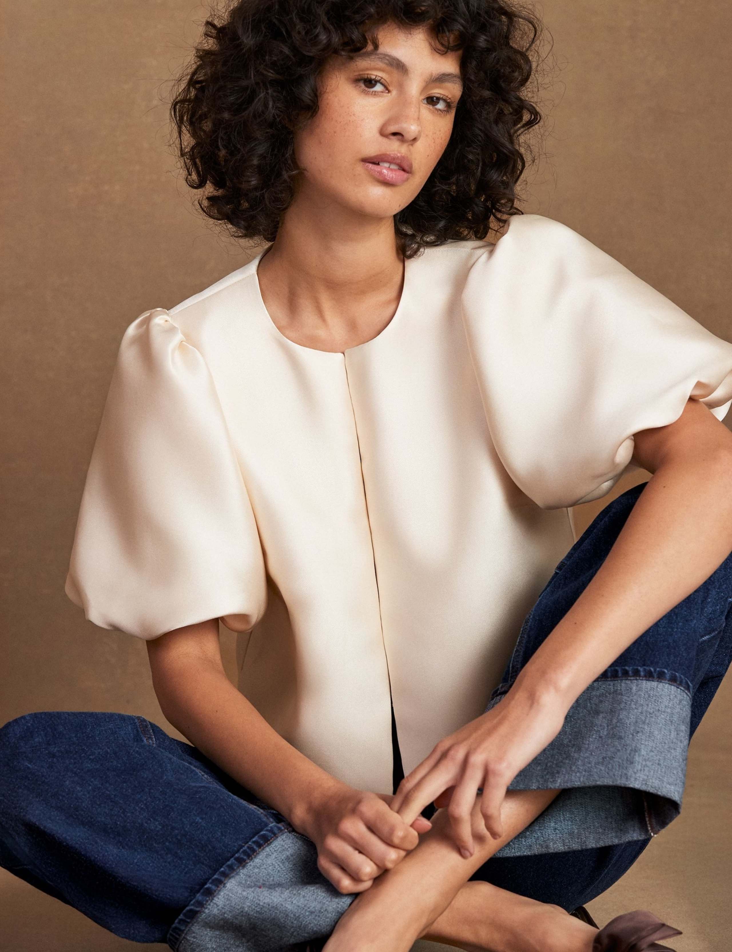 Round Neck Puff Sleeve Top 5 of 5